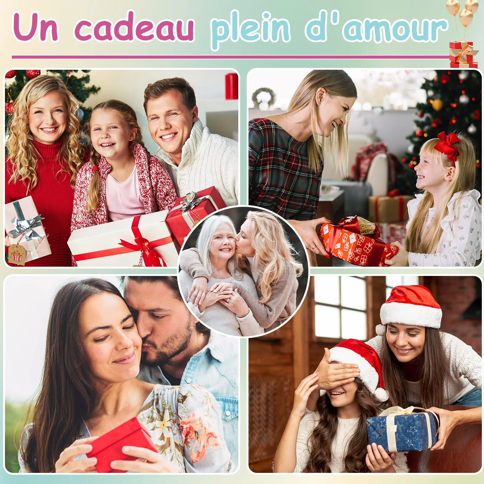 BEXOA Bracelet Photo Personnalisé Rond avec Image Cadeau Saint-Valentin Fête des Pères Mères