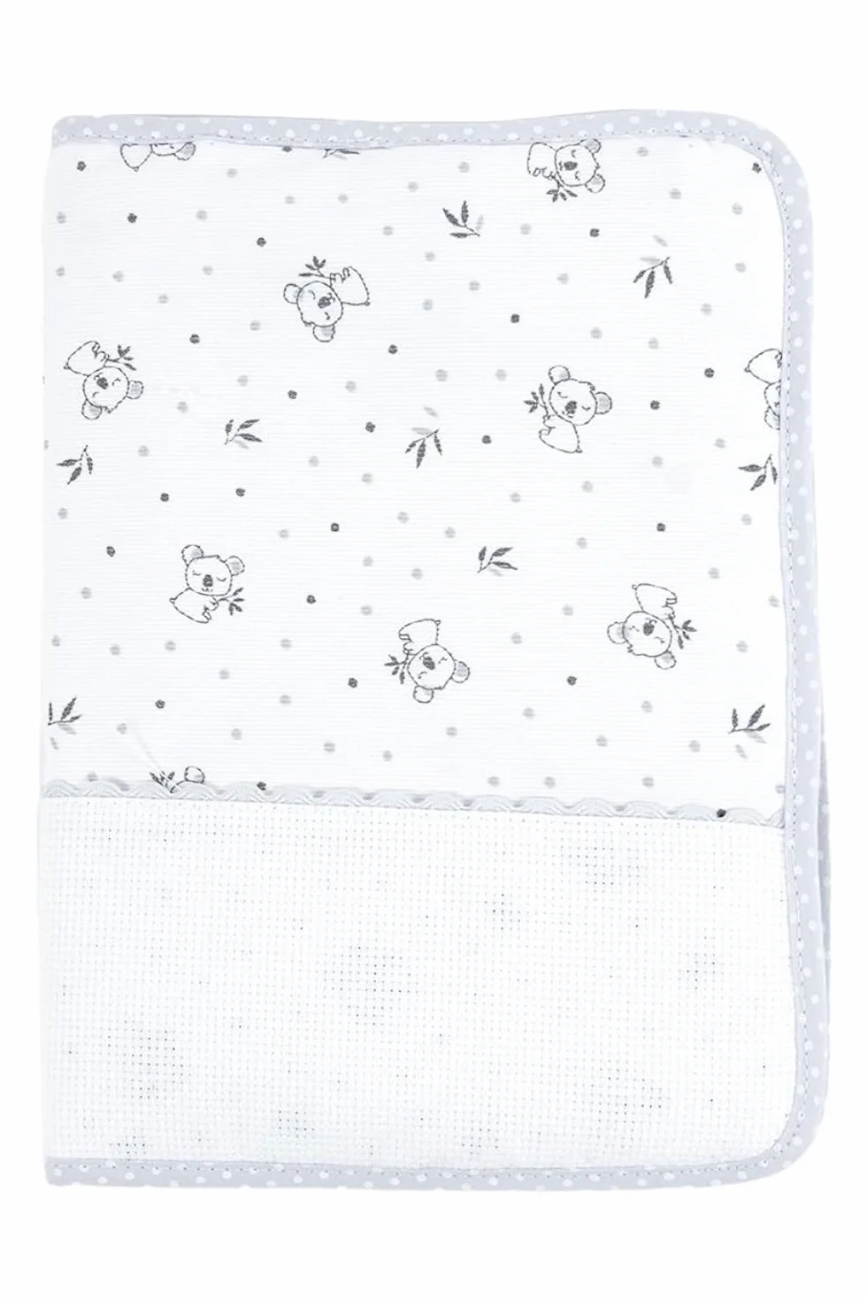 Protège carnet de santé à Broder Motif Koala 100% Coton