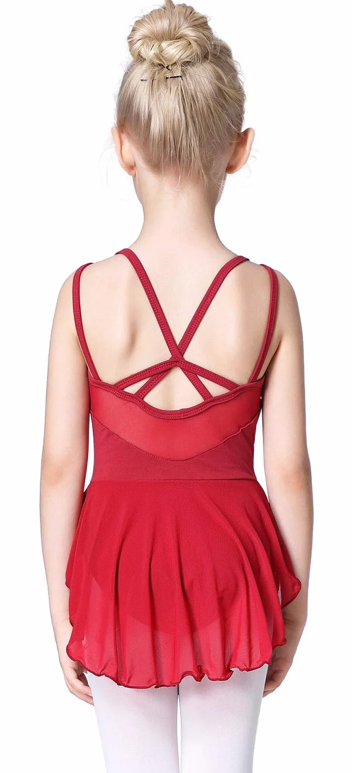 Justaucorps Ballet Tutu Danse Classique Robe Coton Manche Courte