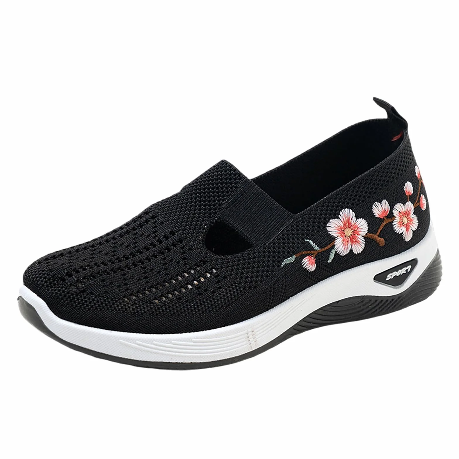 Chaussure Orthopédique Femme Baskets sans Laçage Chaussures De Marche À Plateforme Légères Confortables Amortissement Soulagement des Pieds