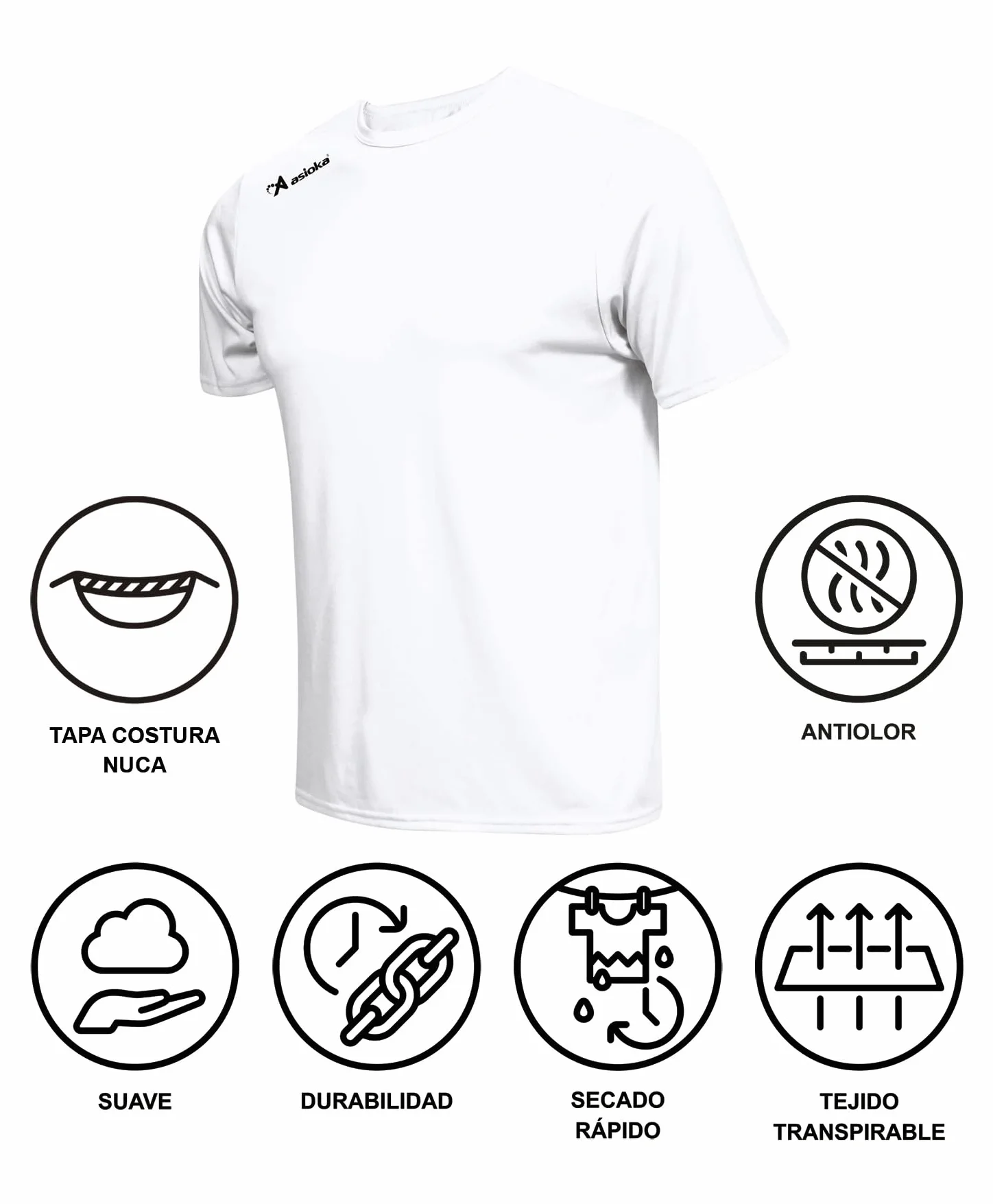 T-Shirt de Sport Unisexe à Manches Courtes Mesh Respirant Séchage Rapide