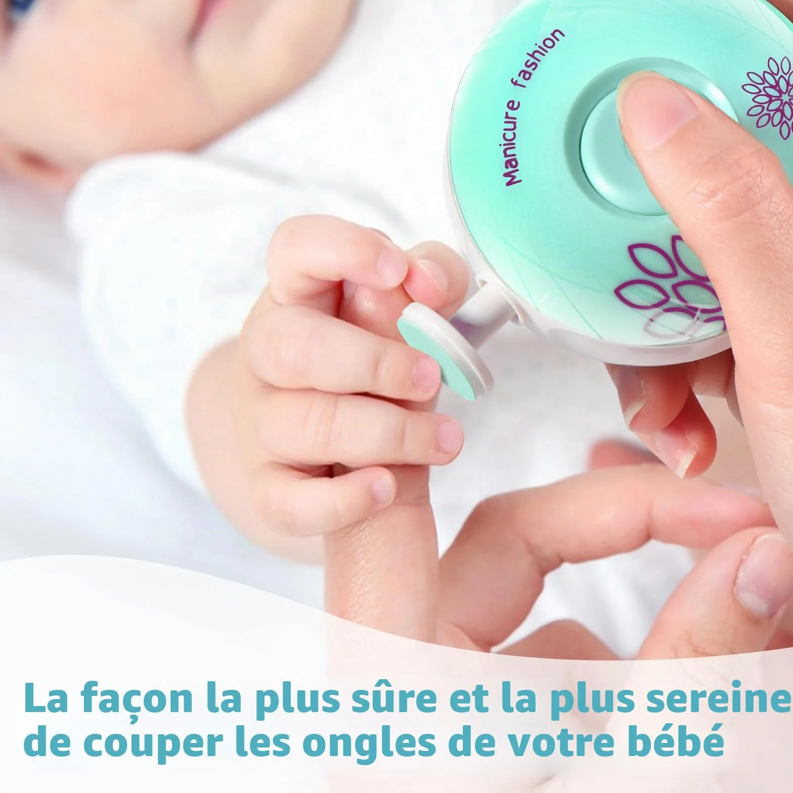 Blendura Lime Ongle Bebe Electrique 6 En 1 Pour Enfants Vert