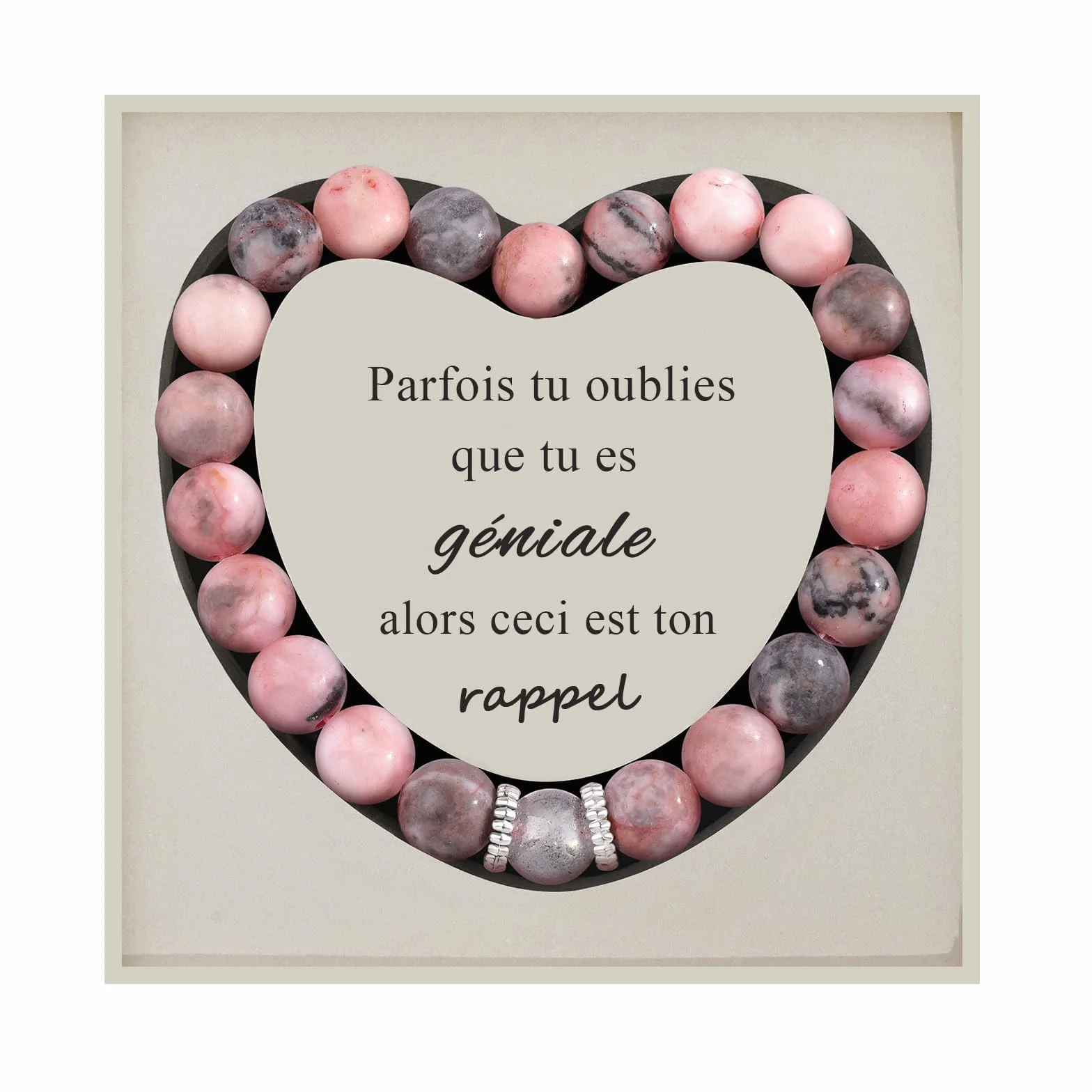 Bracelet Pierres Naturelles Femme Original Cadeau Ado Fille Noel Anniversaire Amie Maman Sœur
