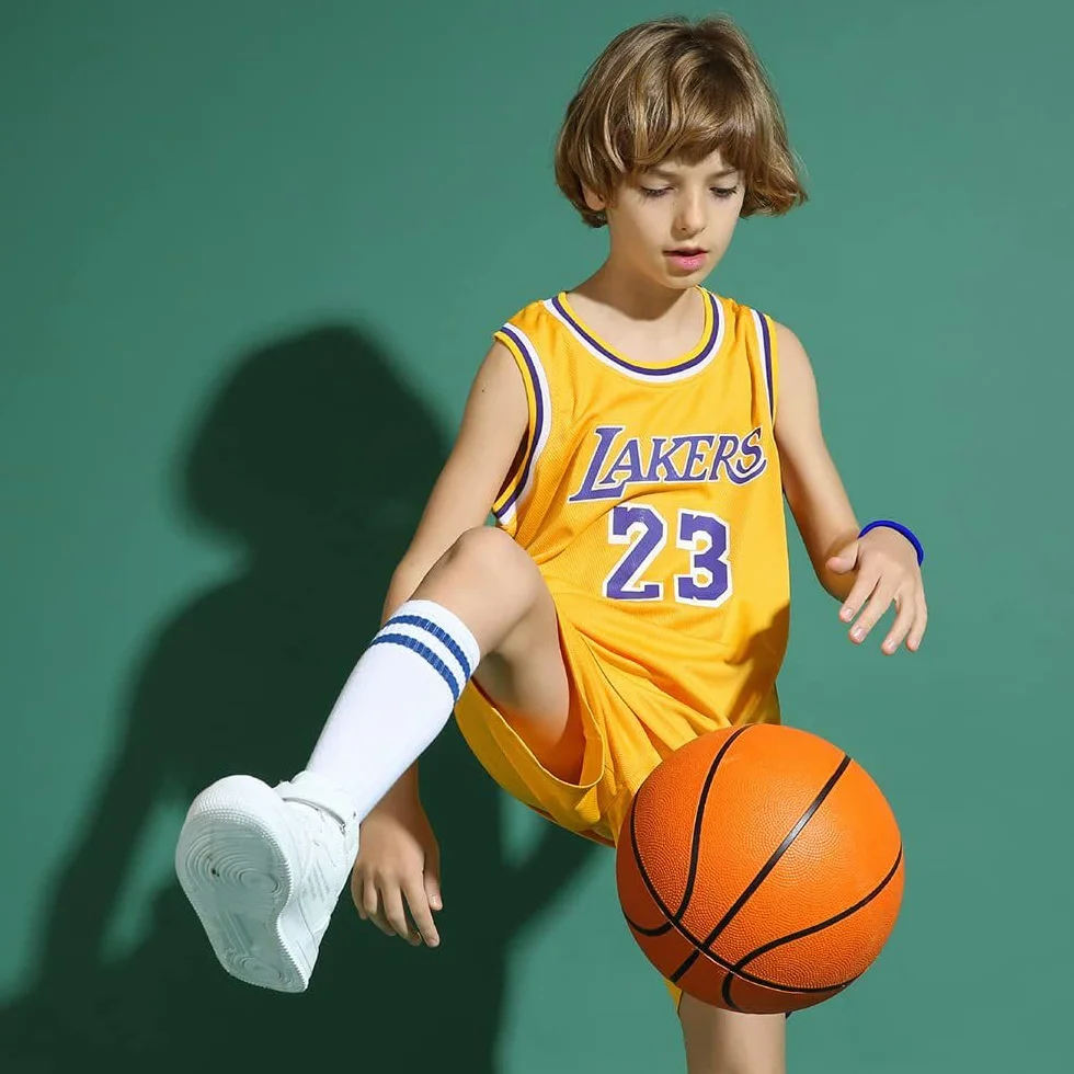 Maillot Basket Enfant 2 Pièces Respirant Séchage Rapide + Short