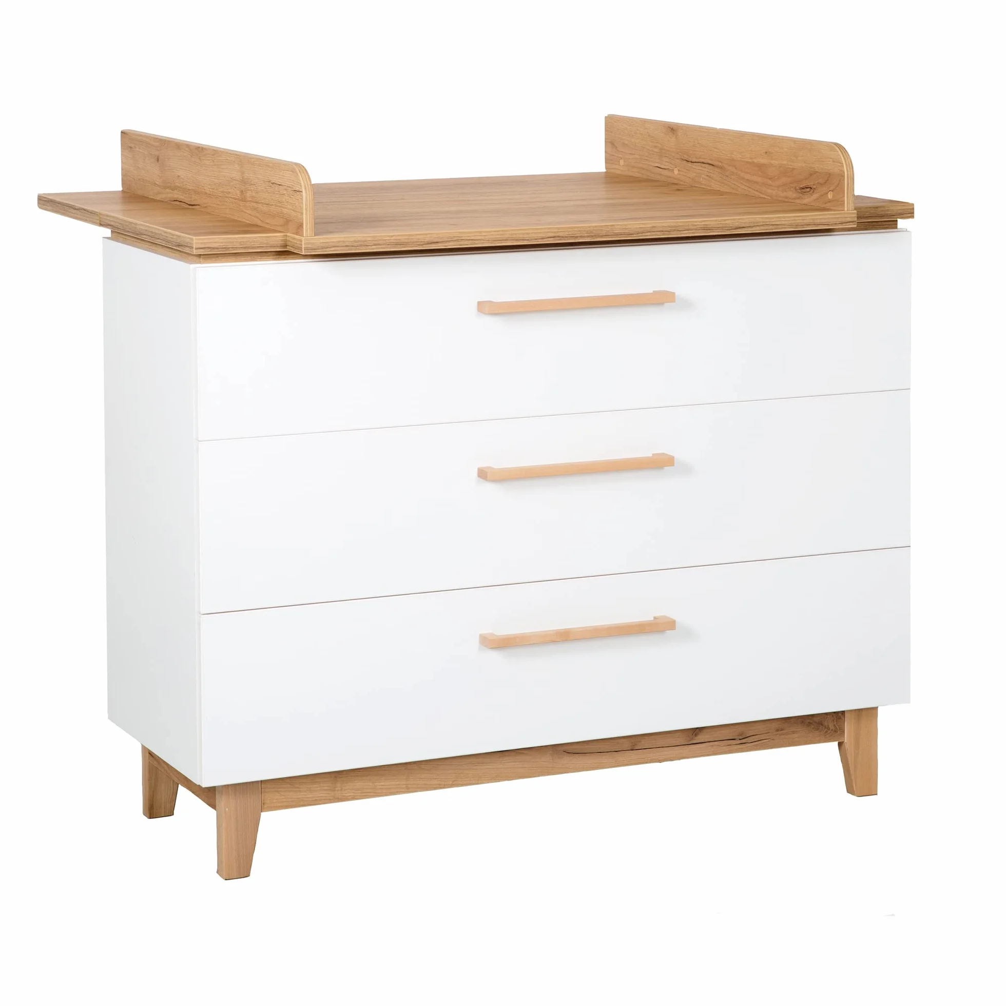 Table à Langer Finn 3 Tiroirs Hauteur 94 cm Amortissement