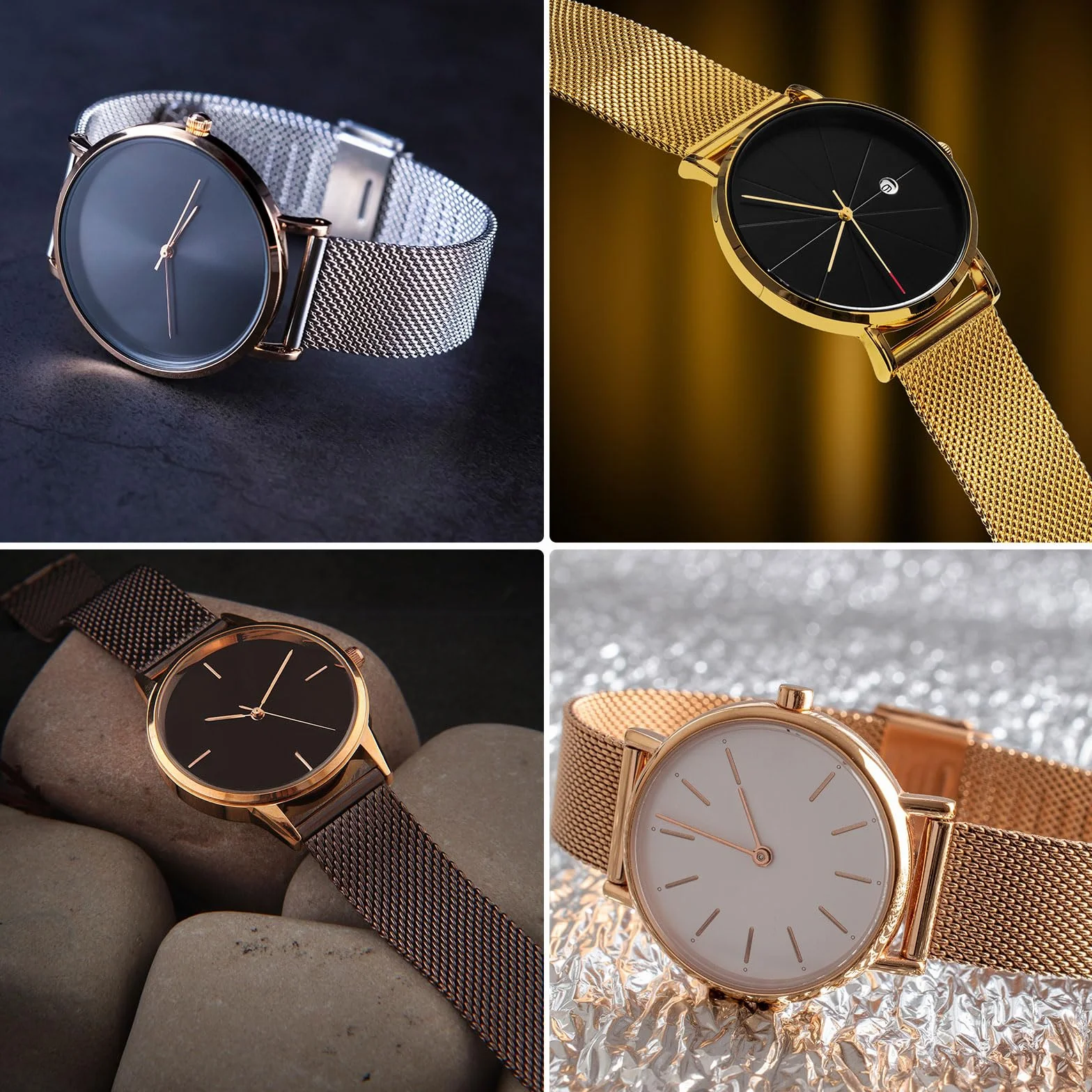 Bracelet de montre en acier inoxydable 316L Dégagement Rapide Réglable pour Hommes Femmes