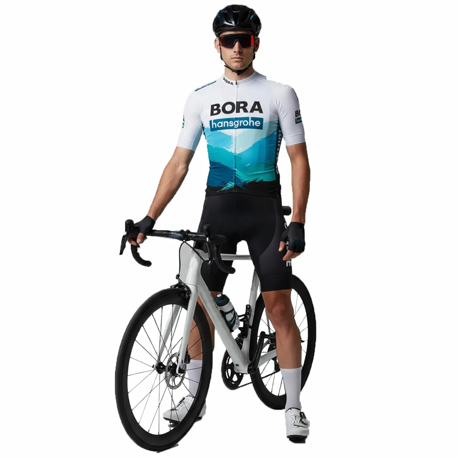 Combinaison de Cyclisme Homme Maillot Respirant Short Coussinets Selle