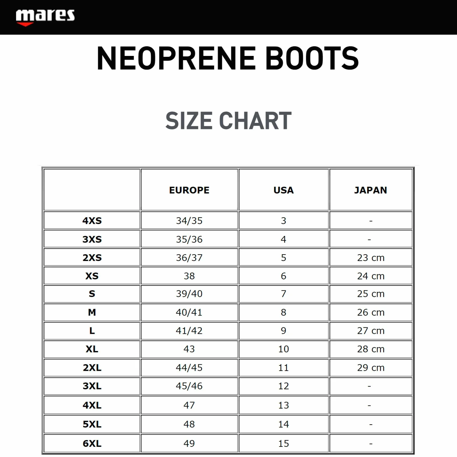 Mares Equator Chaussons de plongée Unisexe FR:46