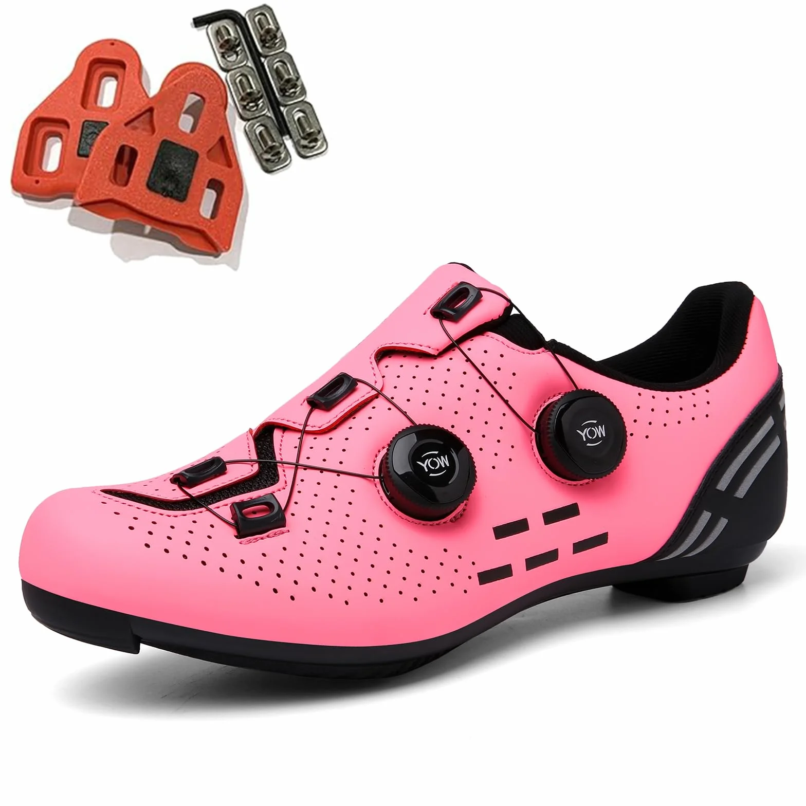 SDEQA Chaussures Cyclisme Femmes Route Look Delta SPD SPD-SL Vélo