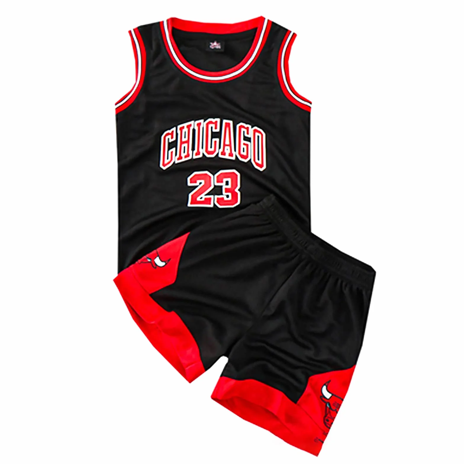 Maillots De Basketball Débardeur actif ensemble court garçons