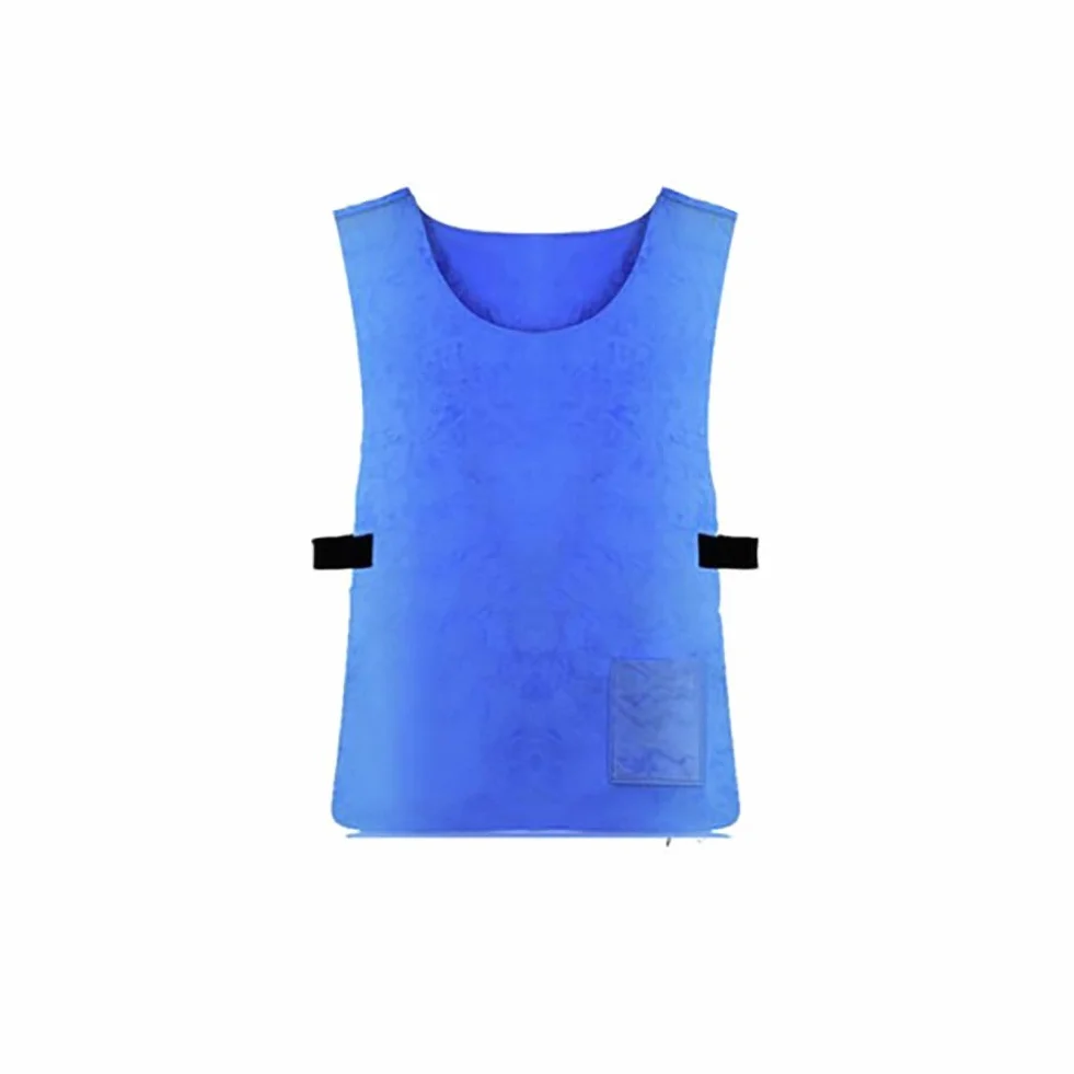 Gilet de refroidissement anti-chaleur imperméable PVA pour sports plein air travail bleu