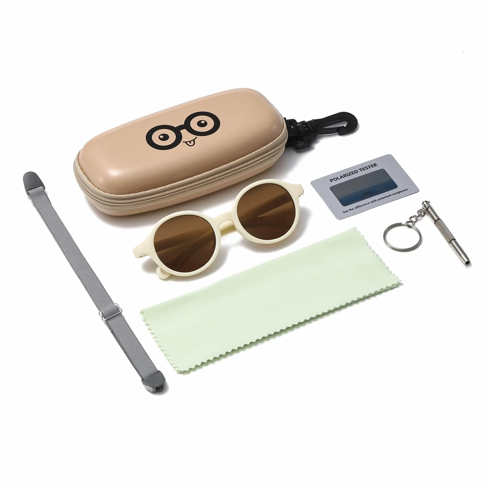 Lunettes de soleil polarisées bébé 0-3 ans lanières