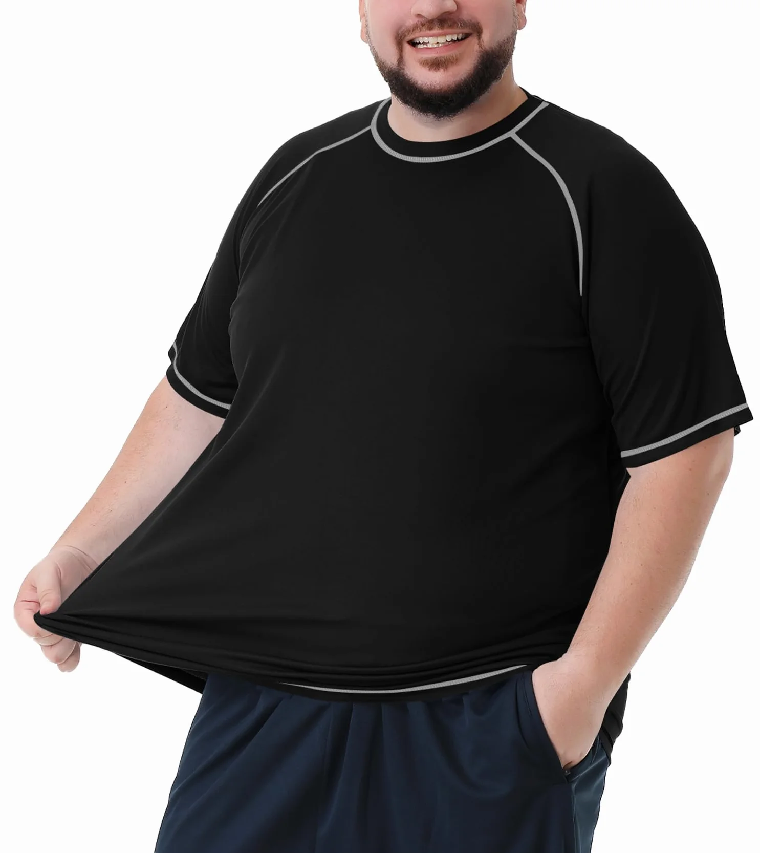 Rash Guard Maillot de bain à manches courtes pour homme