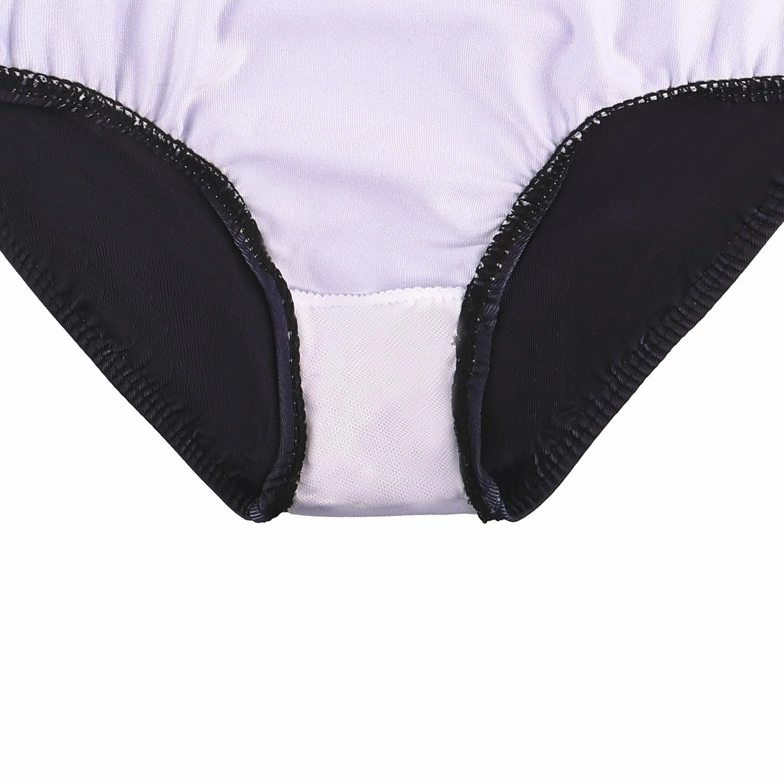 Justaucorps Gymnastique Dégradé avec Short et Bandeau pour Filles