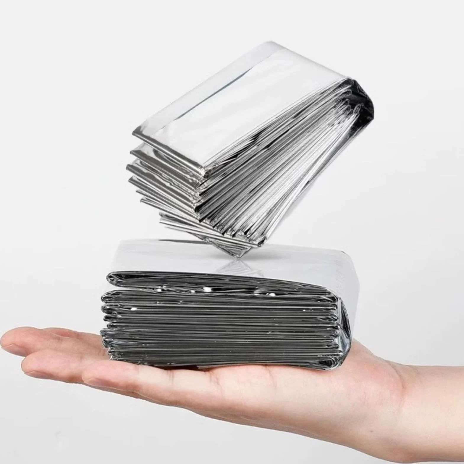 Couverture De Survie Thermique Spatiale Réutilisable pour Camping Randonnée Hiver