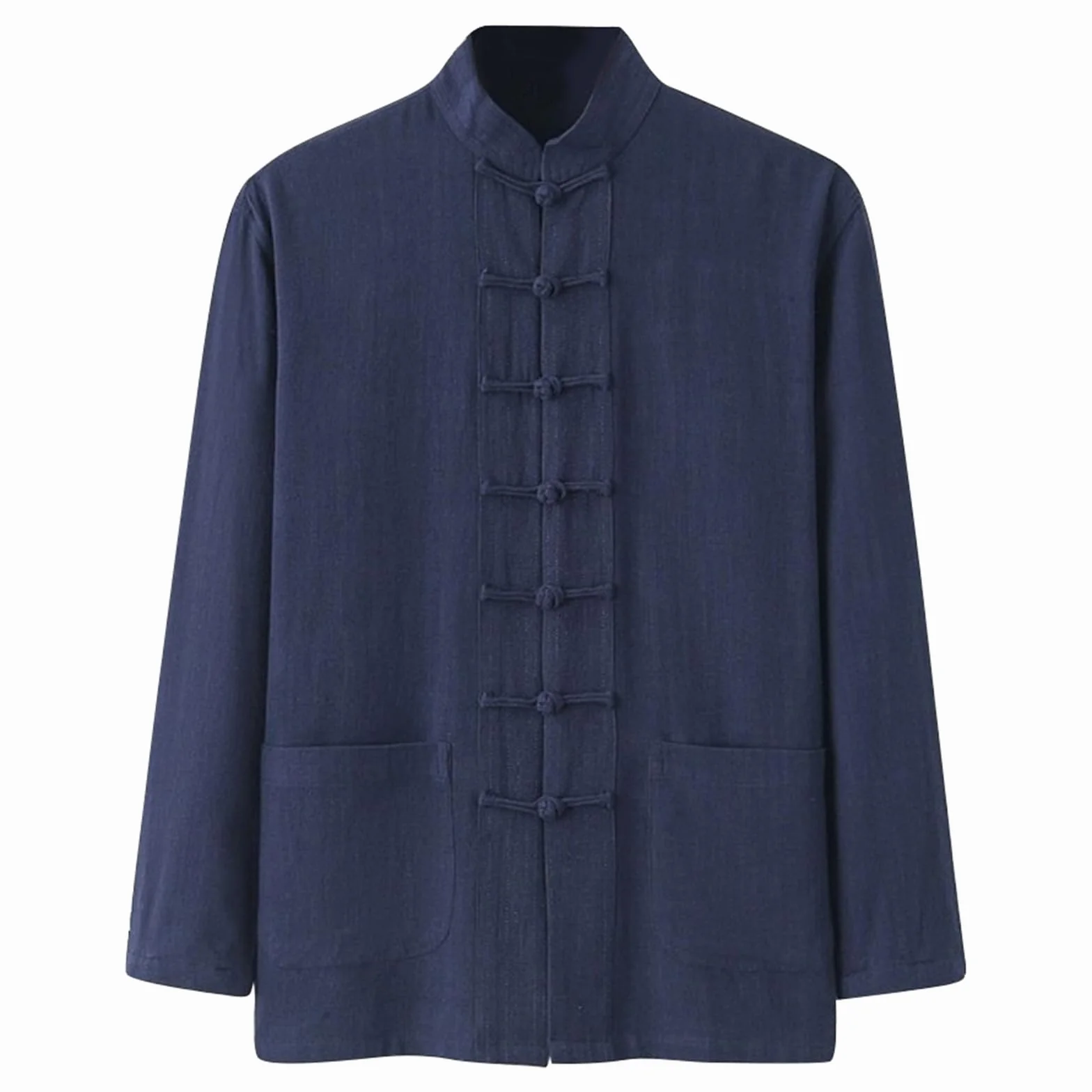 Chemise en lin homme veste arts martiaux chinois uniforme traditionnel Kung Fu Tai Chi Wushu
