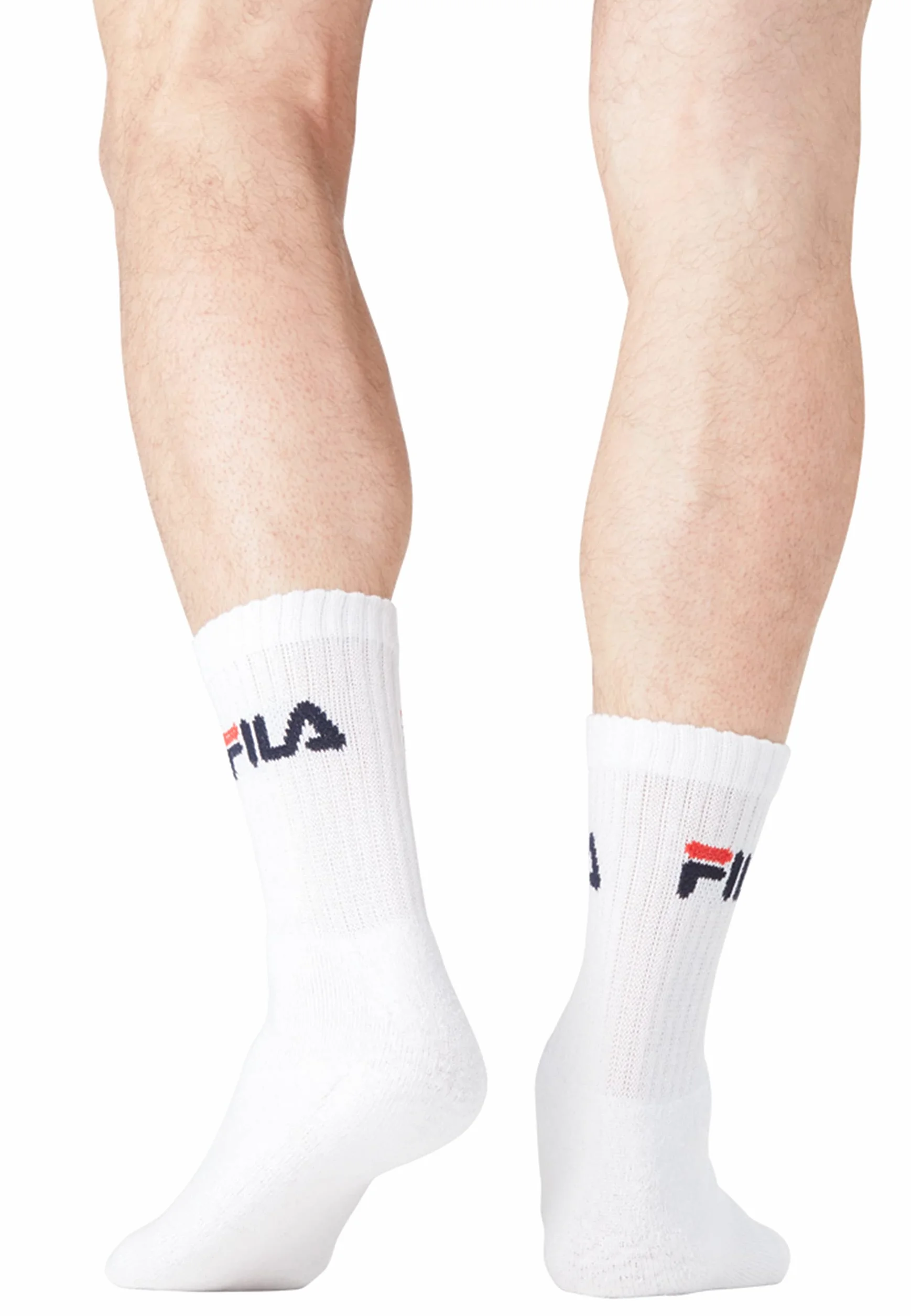 Fila Chaussettes Homme Sport Résistantes Lot de 6 Hautes Training