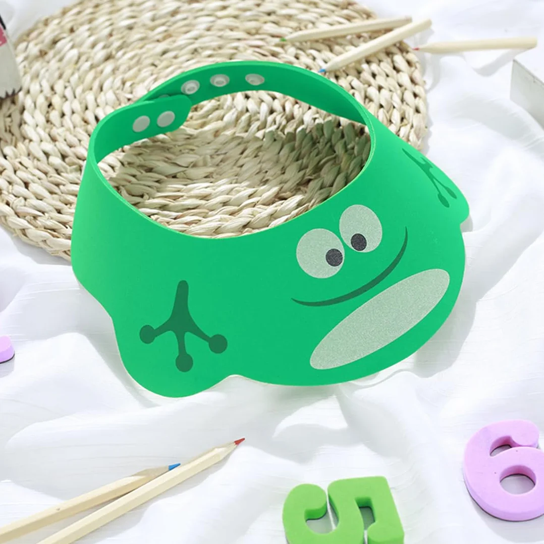 NJCXOLA Chapeau Douche Bébé 2pcs Bonnet de Douche Protection Bain Bébé Visière