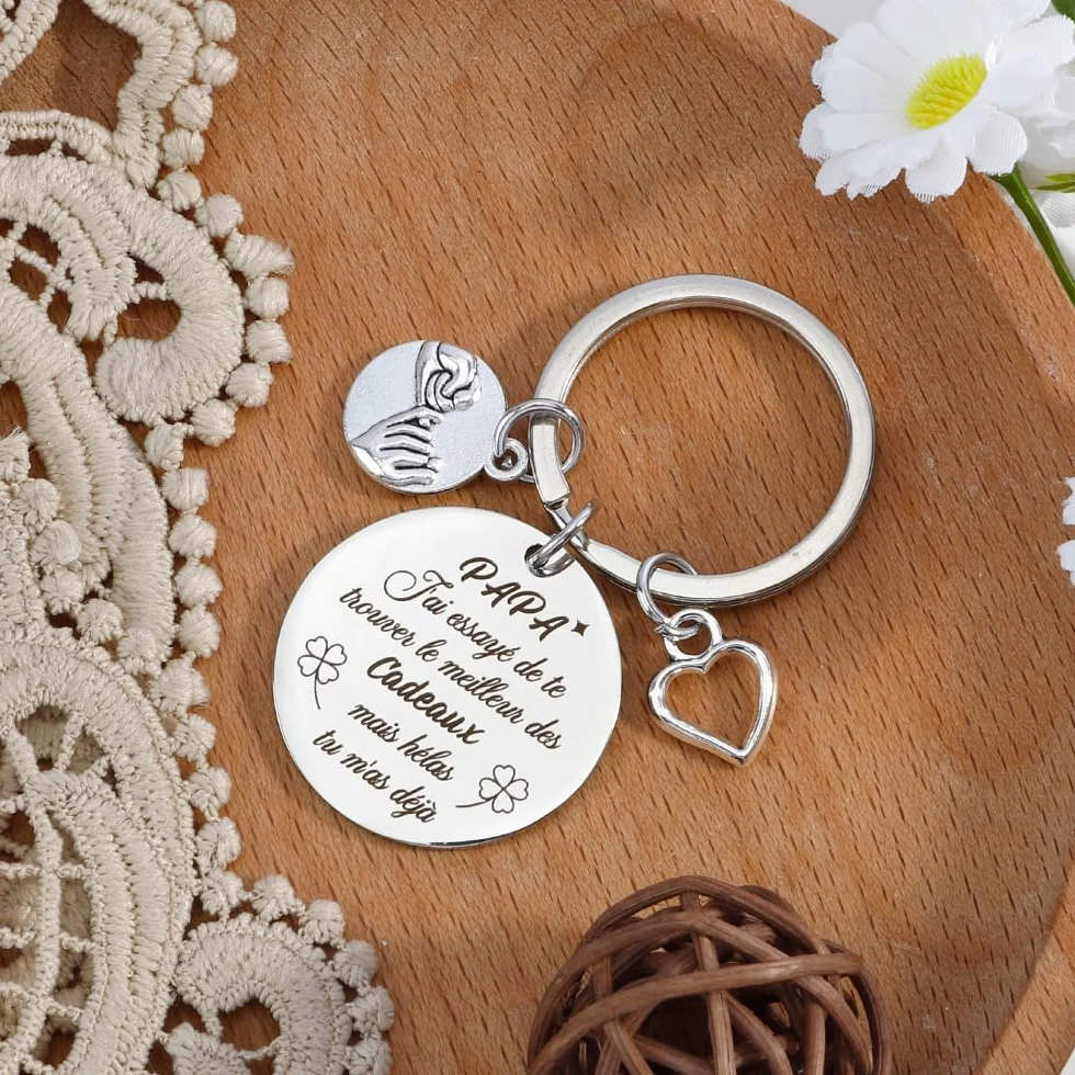 Porte Clef Papa Cadeau Fête Des Pères Idée Cadeau Anniversaire Papa