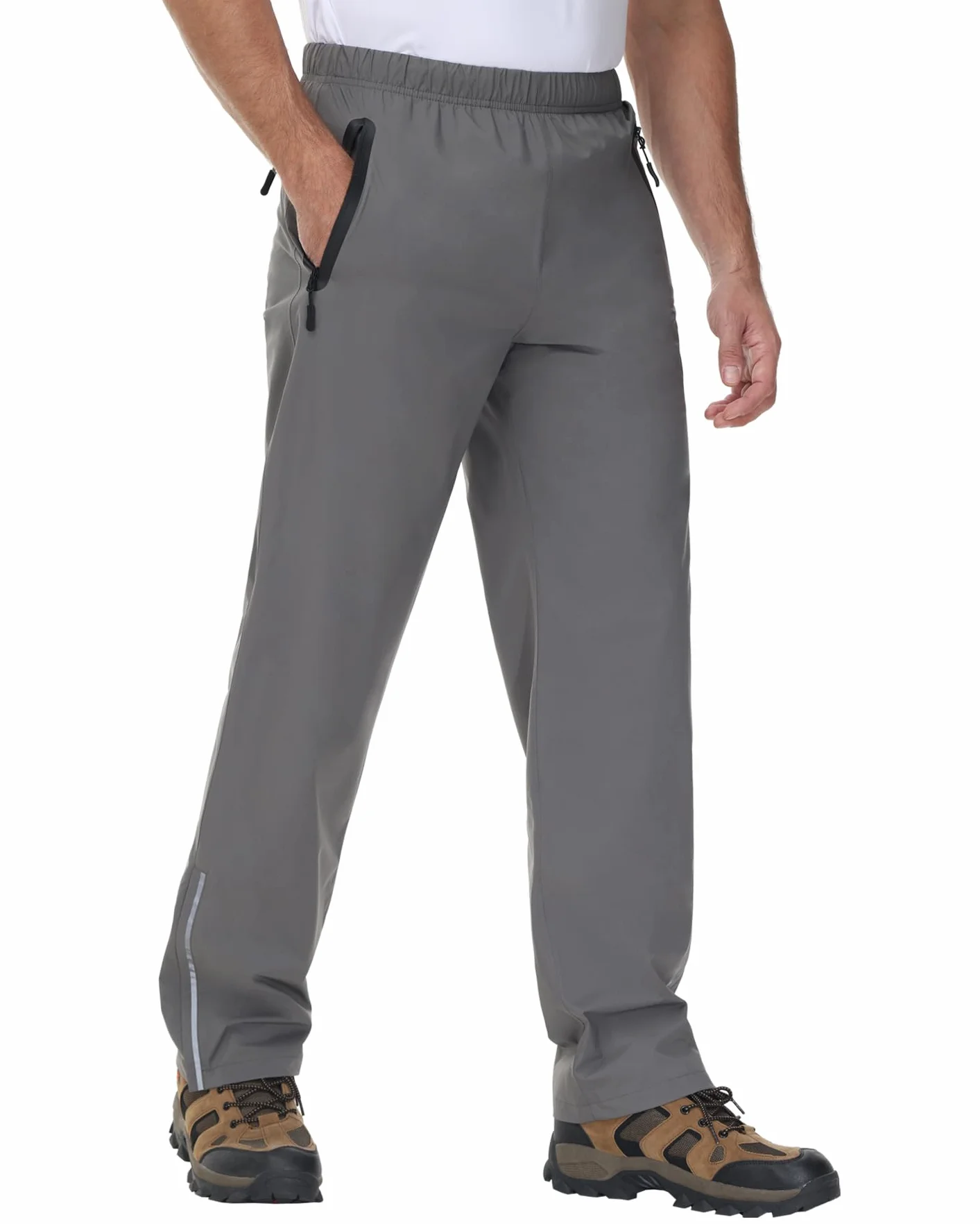 Surpantalon Imperméable Homme Réfléchissant Moto Velo Léger Pluie