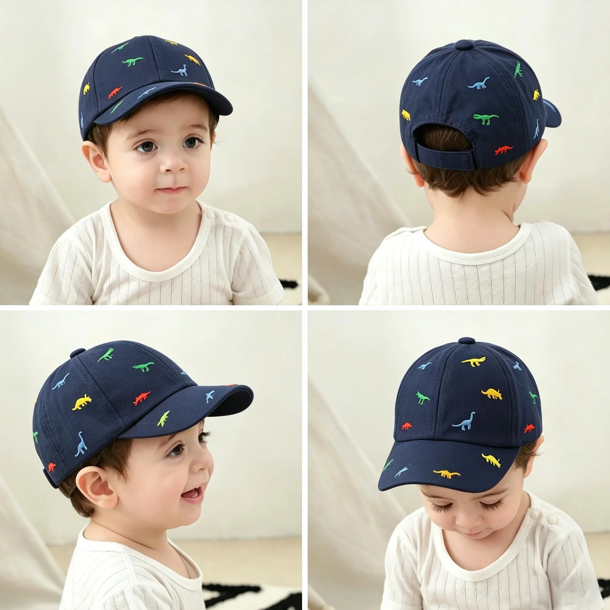 Pesaat Requin Chapeau Bébé Garçon Coton Casquette Soleil Enfant Printemps Été
