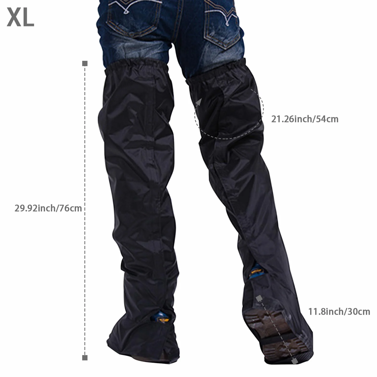 OhMill Pantalon Imperméable Jambes Protège-Jambes Étanches Cyclisme Moto Vélo VTT