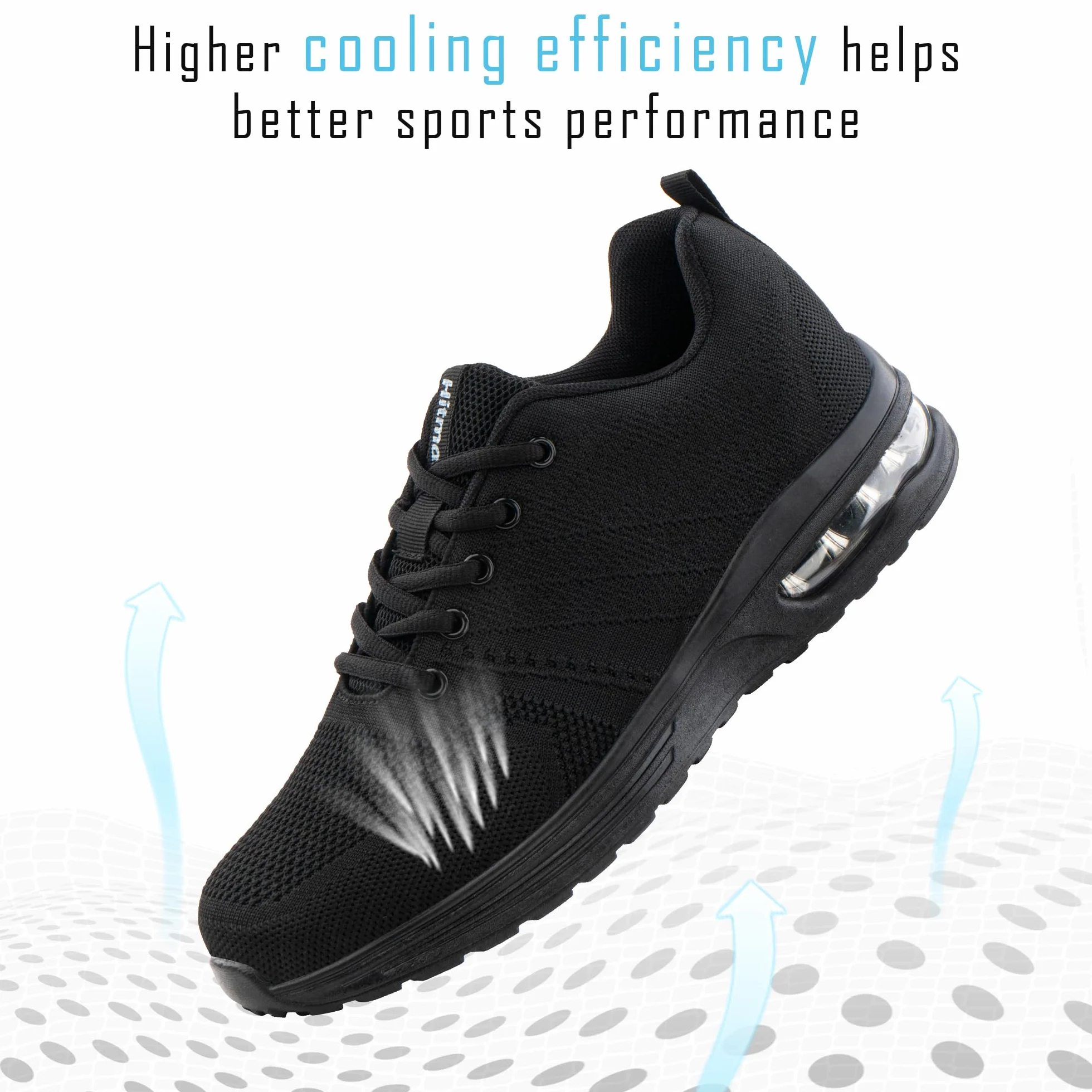 Hitmars Chaussures de Running Unisexe Coussin d'air GR.36-48