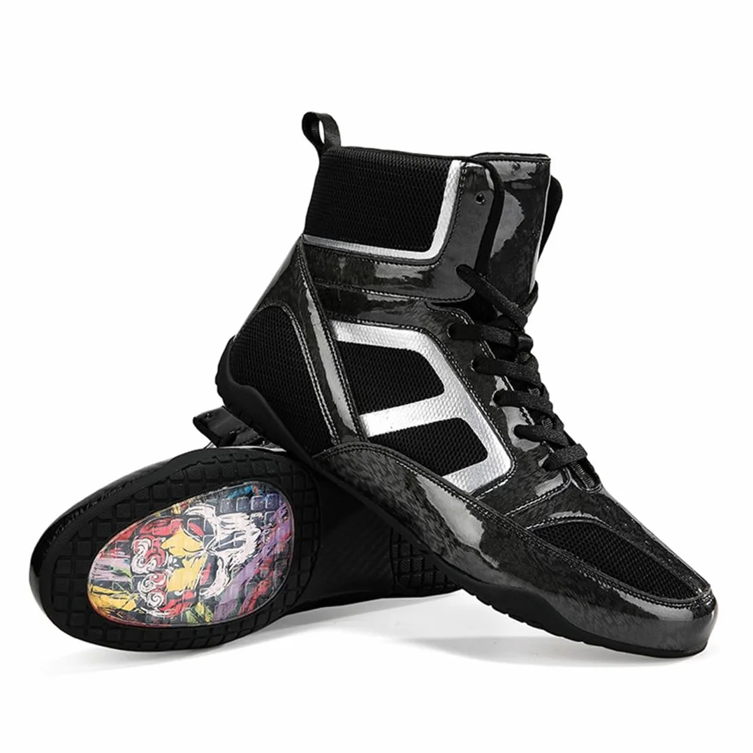 DAMANDO Chaussures De Boxe Femme Fille Respirantes Légères Noir 37 EU