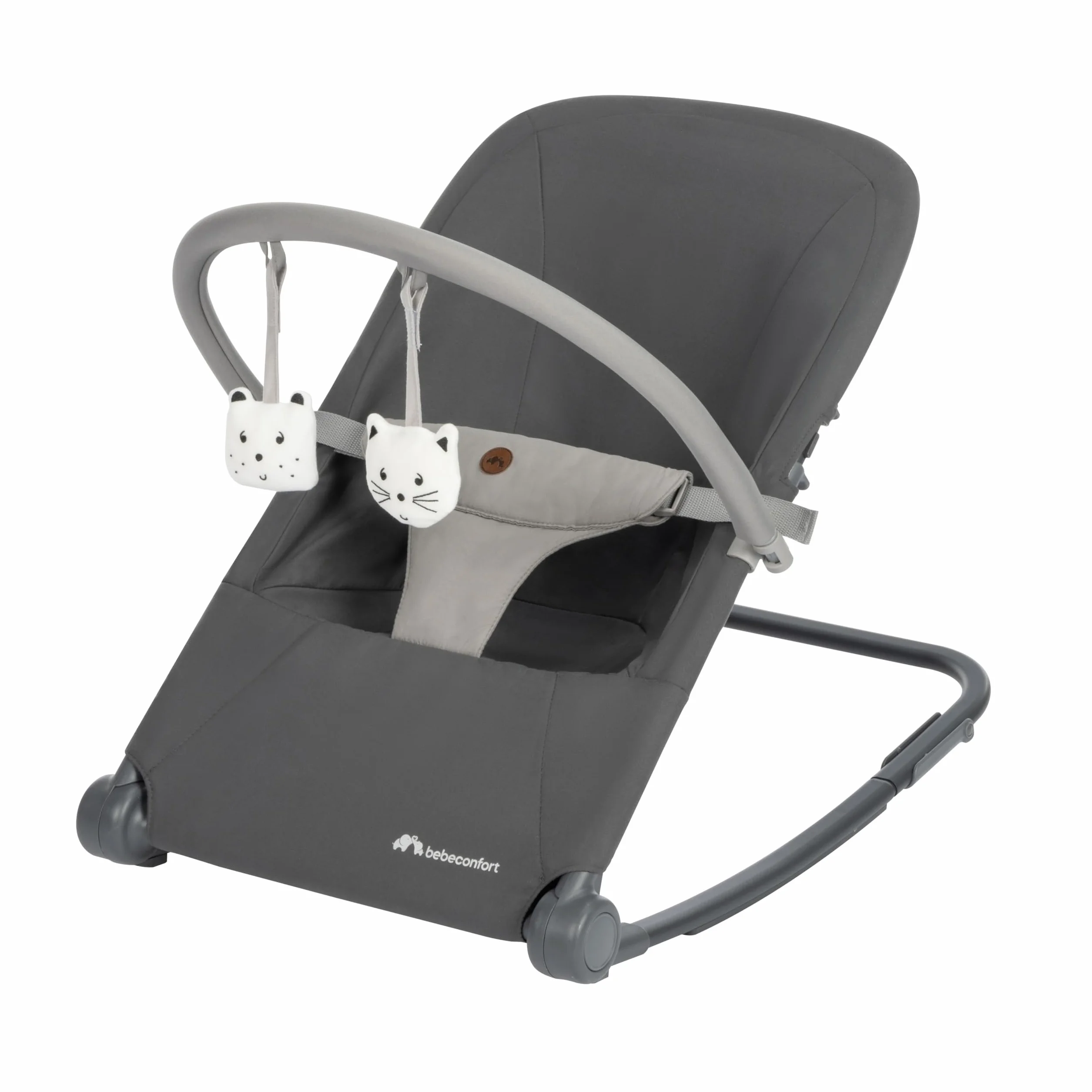 Bebeconfort Aster transat bébé pliable ultra compact 0–2 ans 2,7 kg Tinted Graphite