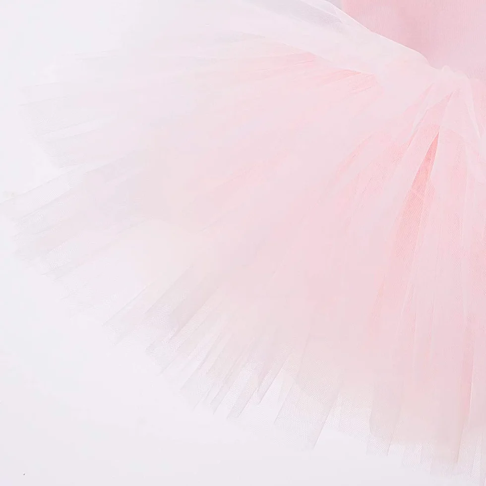 Bezioner Robe de Ballet Justaucorps en Coton Manche Courte pour Fille