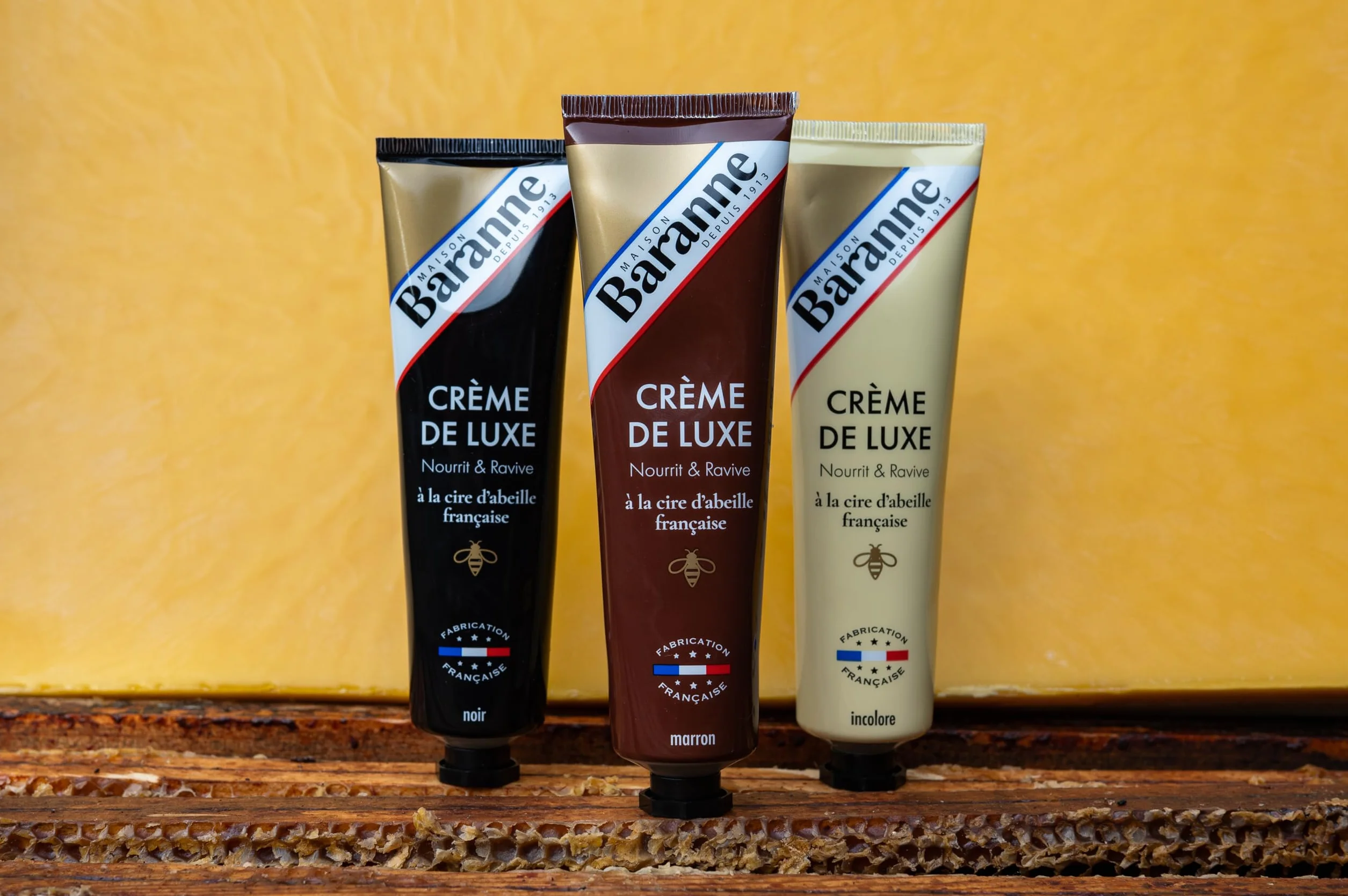 Crème de Luxe Incolore Cire d'Abeille Française 100ml Entretien Cuir
