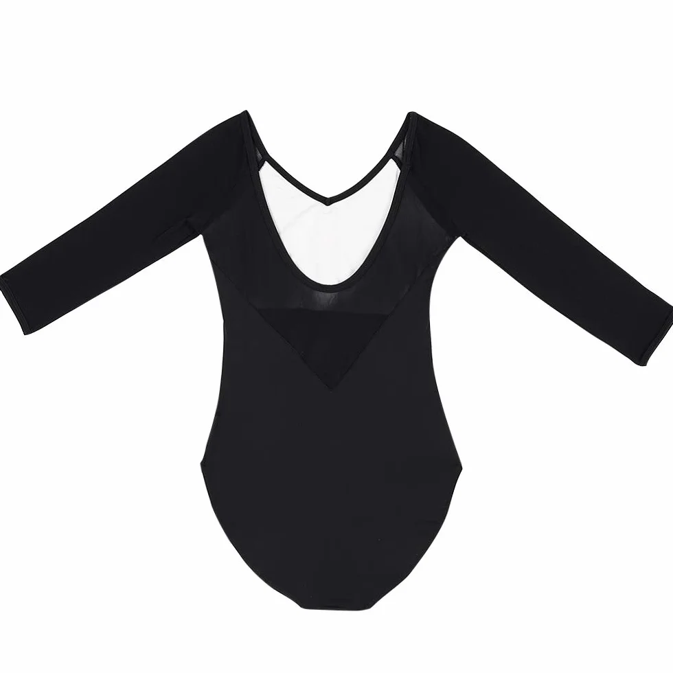 Justaucorps Gymnastique 3/4 Manches pour Filles Femme
