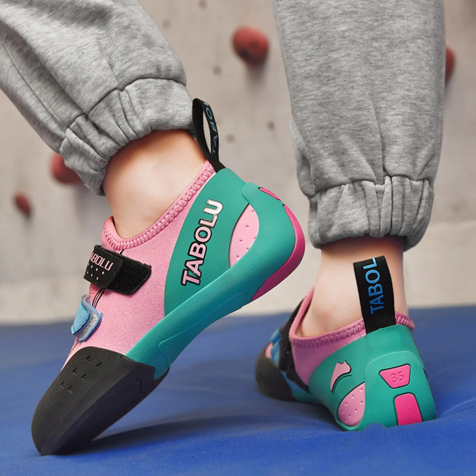 Chaussures d'escalade Mixte Respirantes Antidérapantes Amorti Adolescents Enfants
