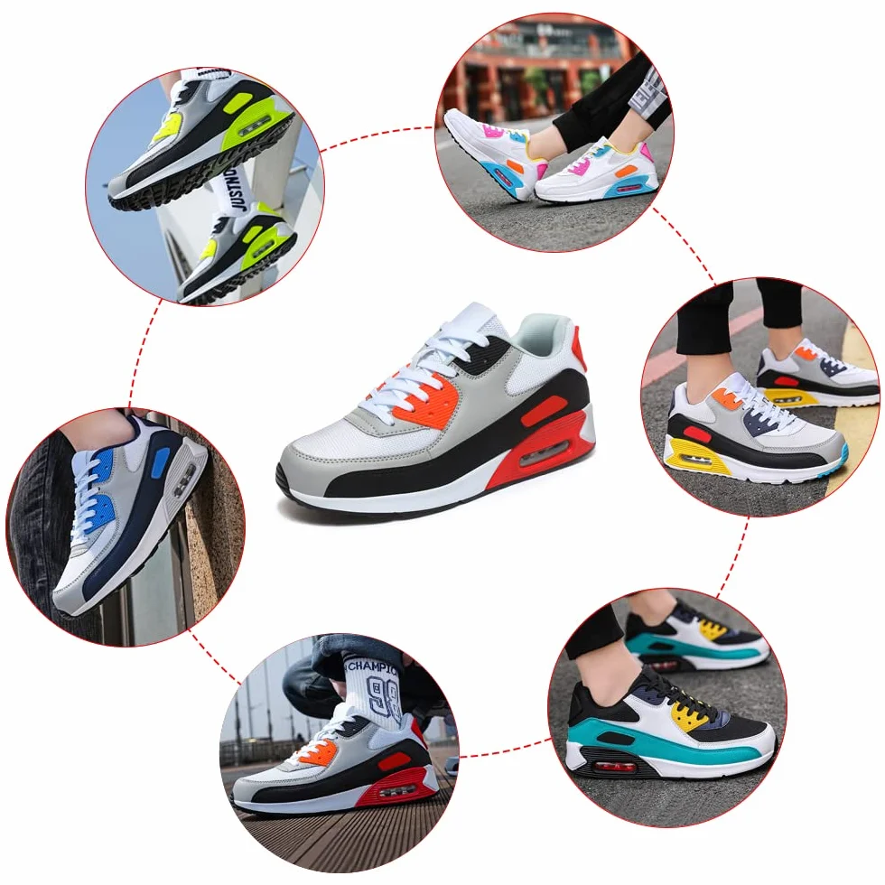 PADGENE Baskets Mode Chaussures Sport Course Sneakers Fitness Gym Multisports Outdoor