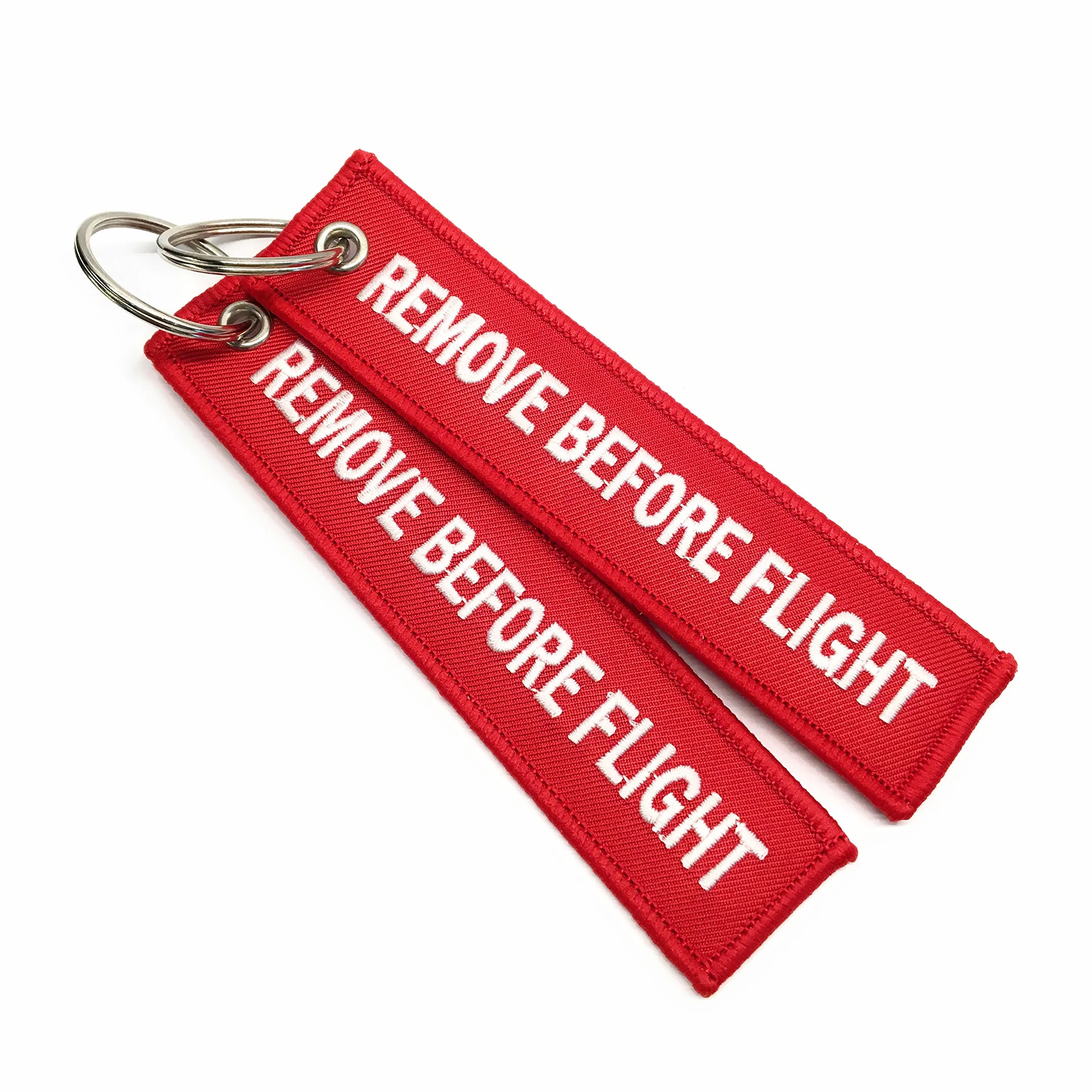 Remove Before Flight Étiquette de Bagage Trousseau Rouge/Blanc aviamart