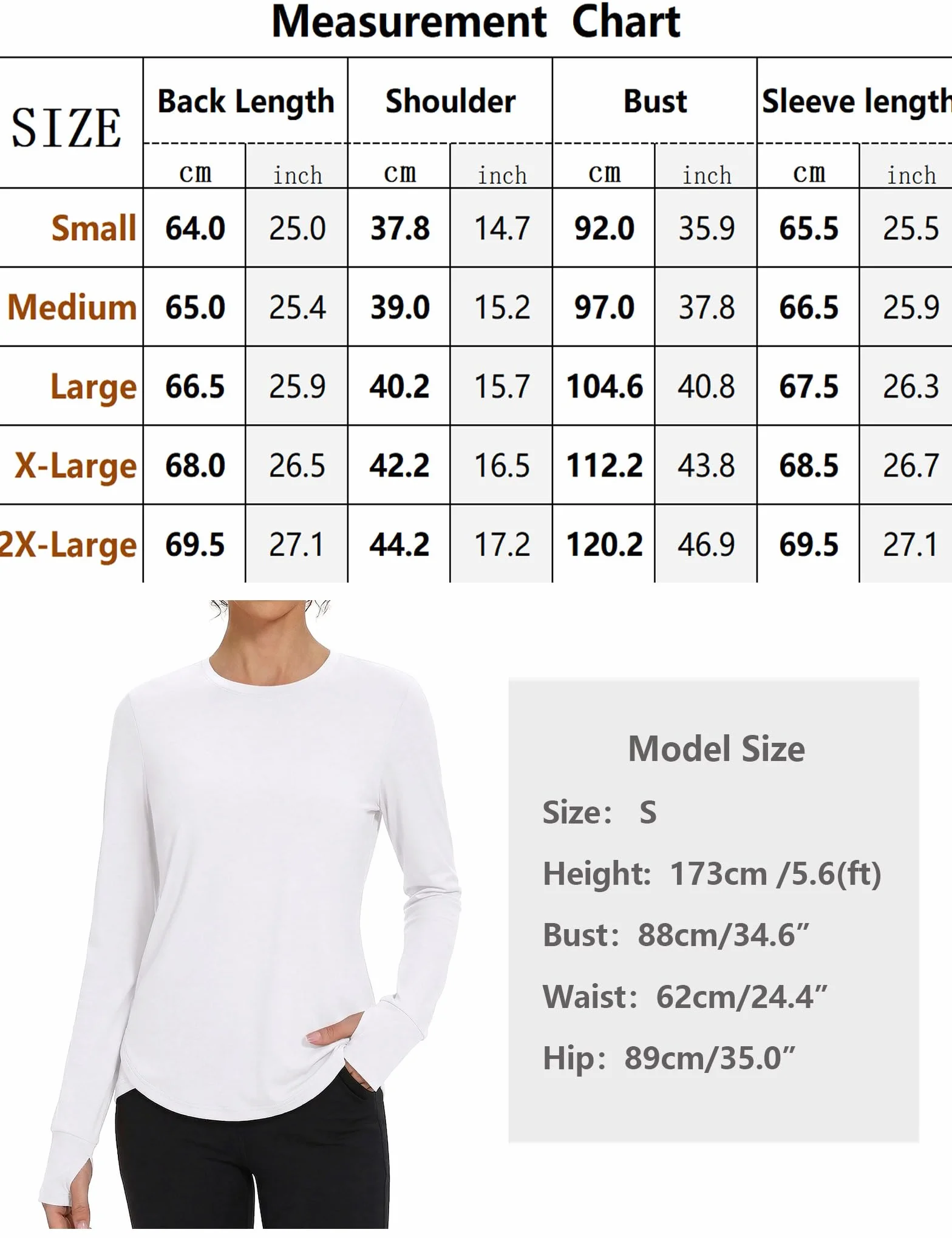 Tee Shirt Sport Femme à Manches Longues Col Rond Yoga Running Fitness