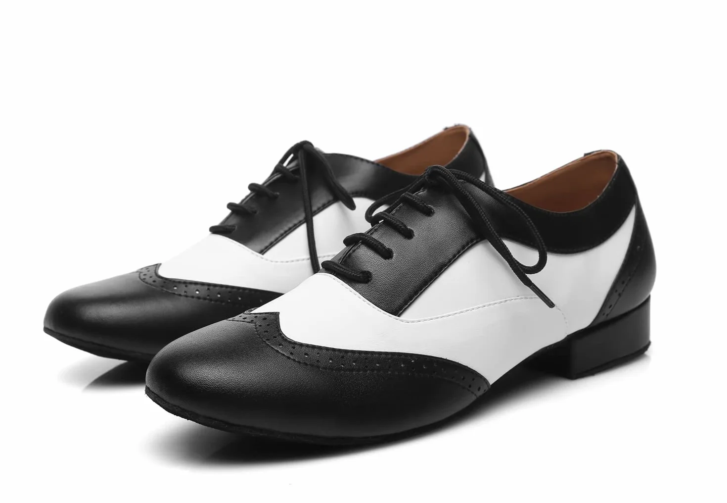 Chaussures de danse moderne homme cuir lacets