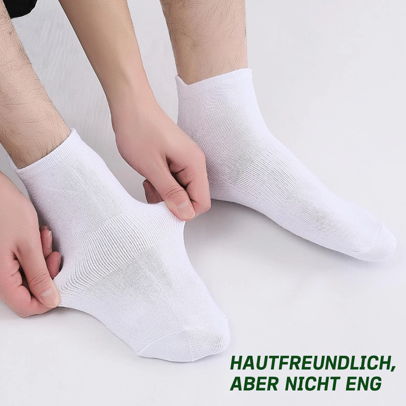 Niorasen Chaussettes de Sport Bambou Anti-Odeur 43-46 37-42 6 Paires