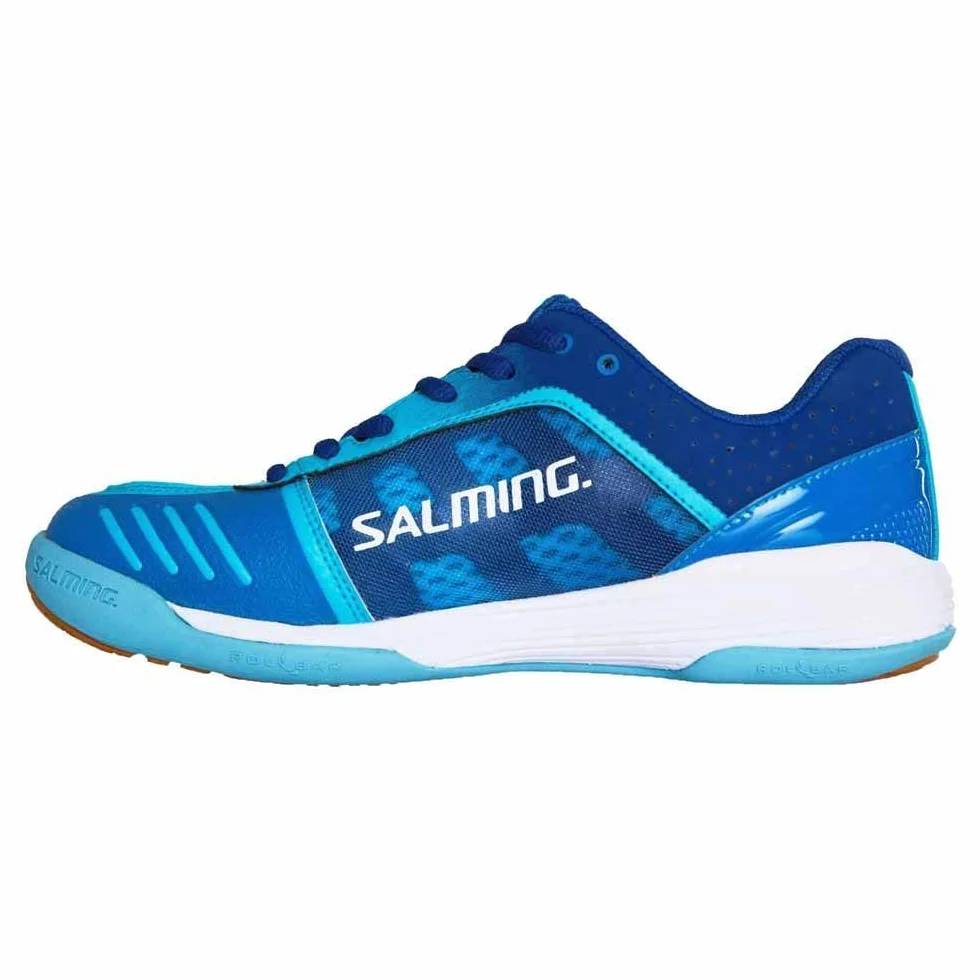 Salming Femme Baskets Lacets Sport Bleu