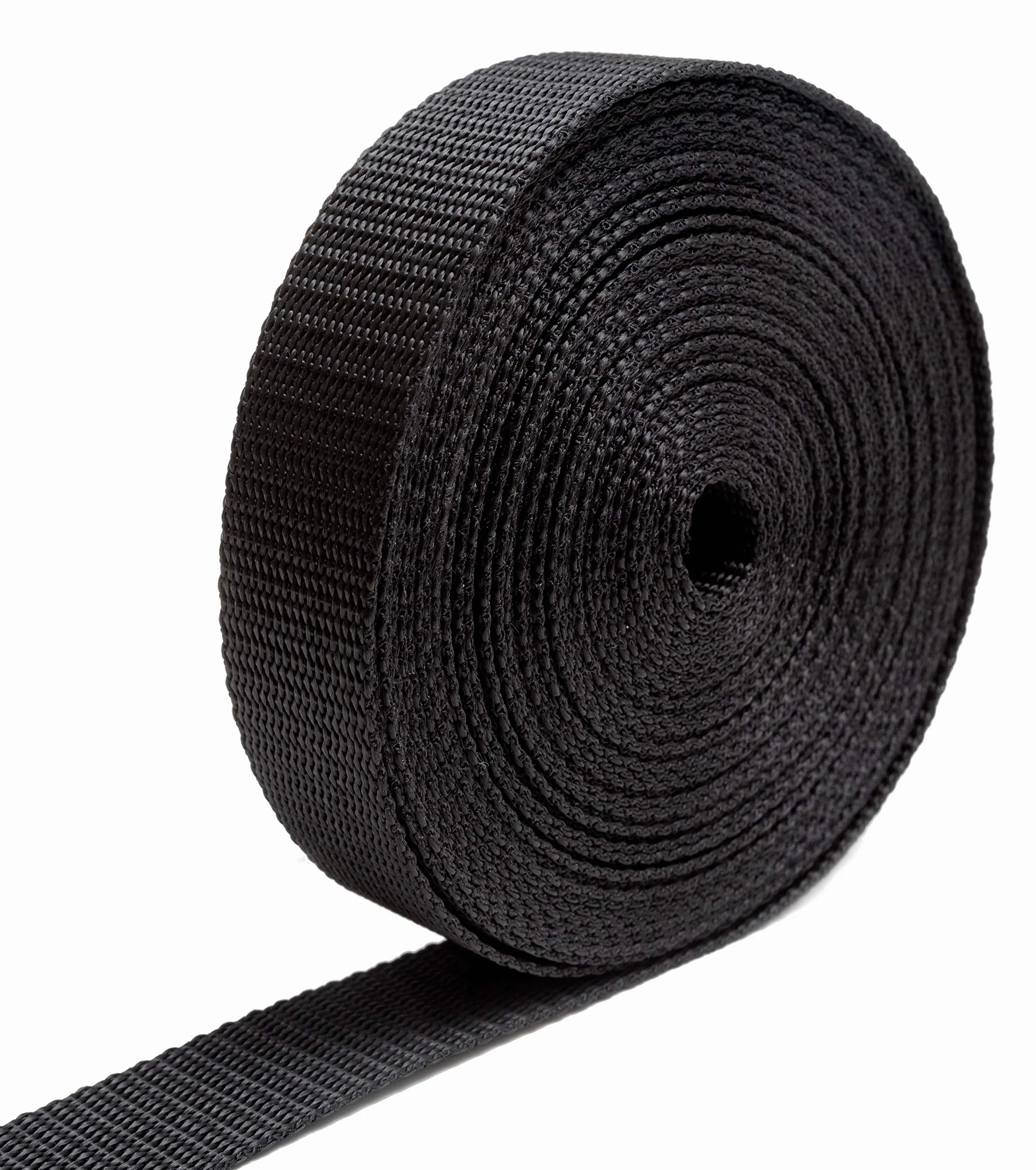 Sangle Rigide en Nylon IPEA 10 mètres Multifonction pour Sac à Dos 20/25/30/40 mm Noir 3 cm