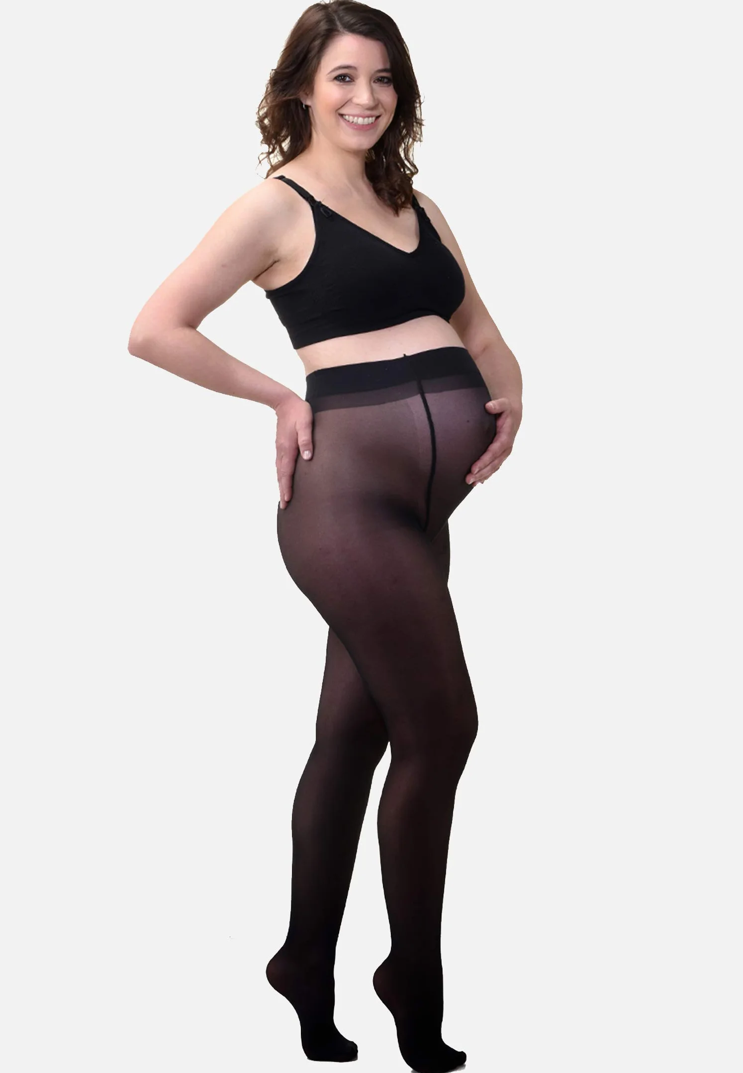 MAMSY Maternity 20den Sheer Tights Femme
