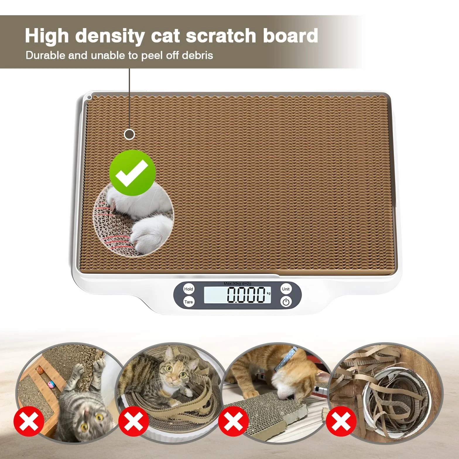 Balance numérique bébé animal de compagnie 2 plateaux 30 kg écran LCD 4 modes pesée kg oz lb ml