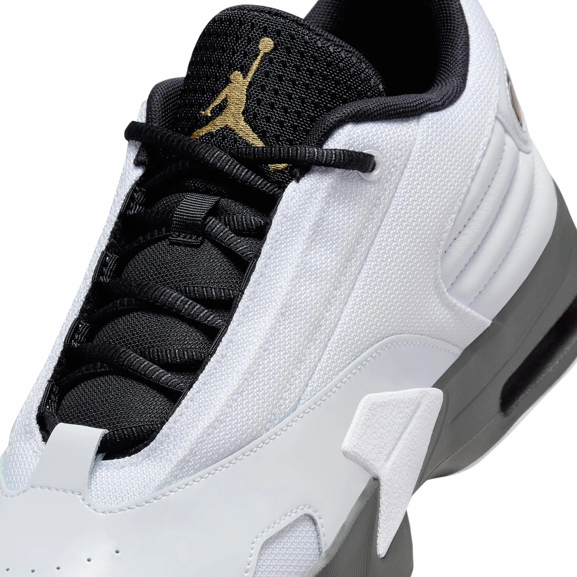 Chaussures Jordan Max Aura 6 pour homme blanc noir doré métallique