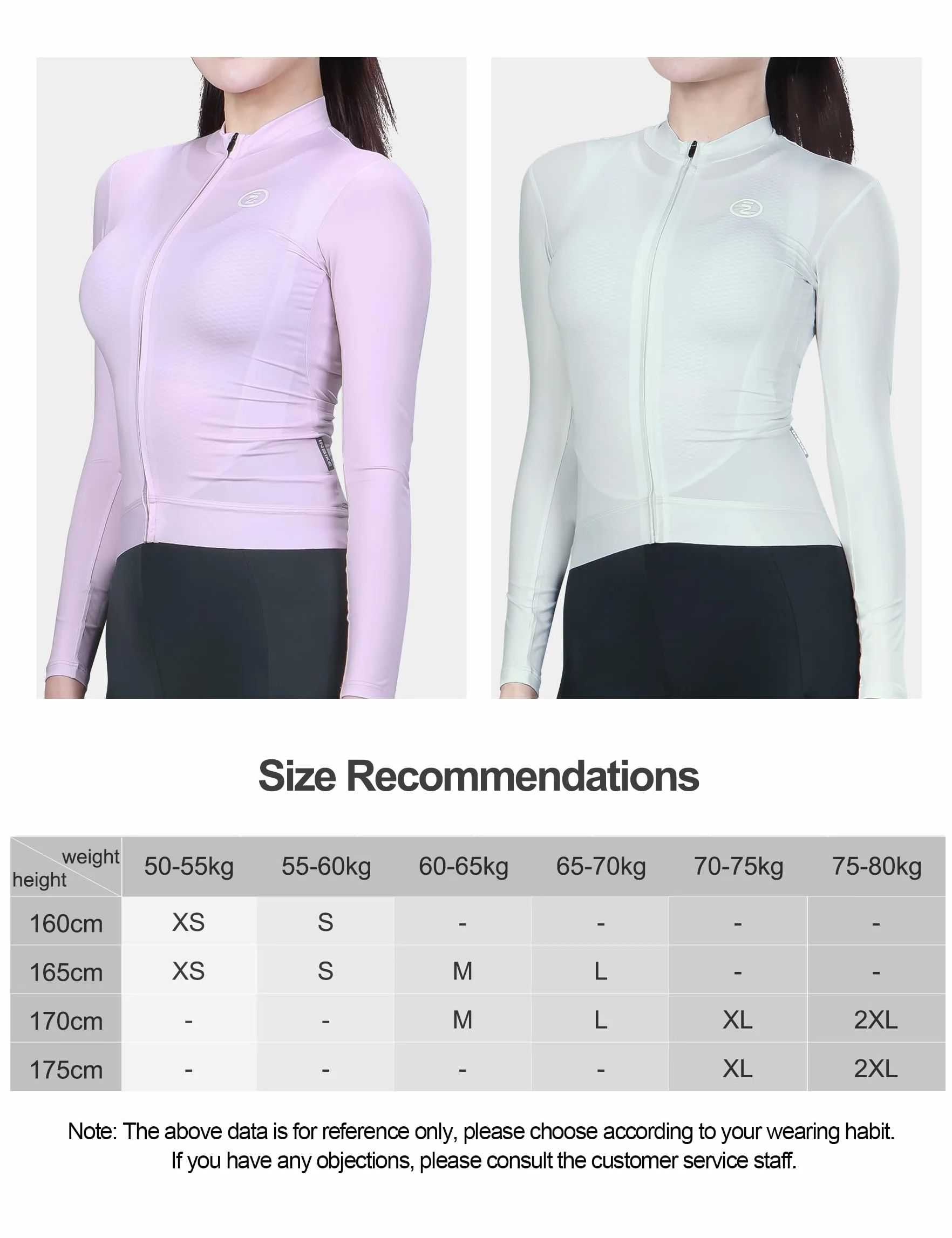 INBIKE Maillot de Cyclisme à Manches Longues pour Femme Velo VTT Respirant Séchage Rapide LAR250