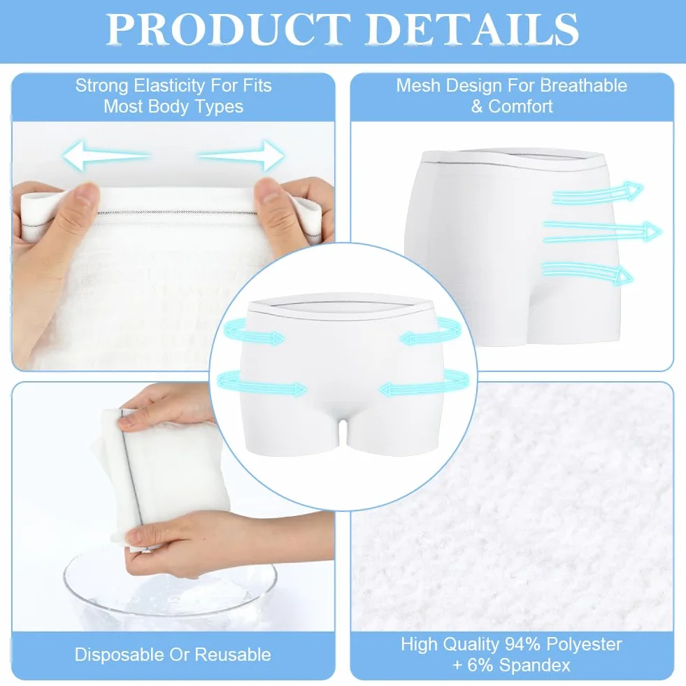 ACWOO Culottes Post-Accouchement Maternité Filet 10 Pièces