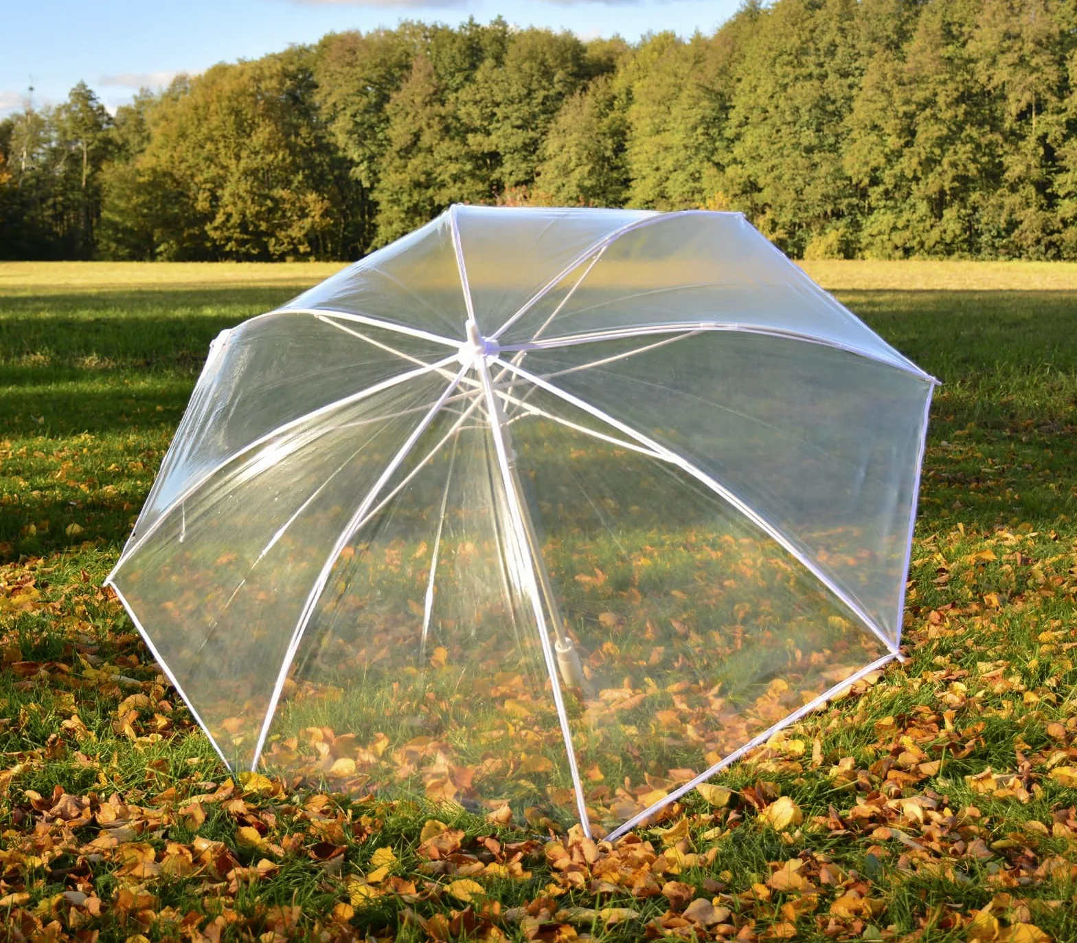 iX-brella Parapluie automatique XXL en fibre de verre Noir