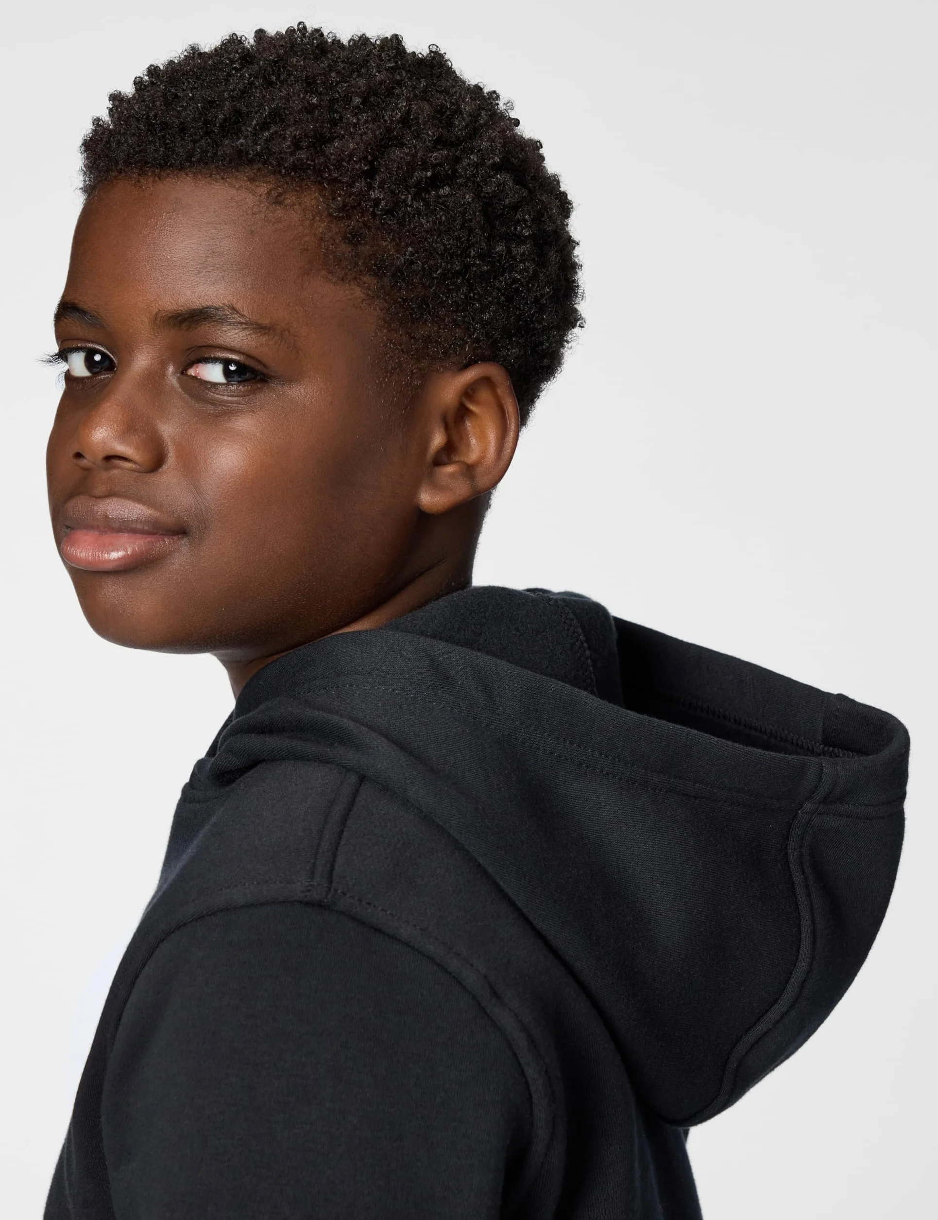 Nike K NSW Club FLC HDY Lbr Hooded Long Sleeve Top Enfant