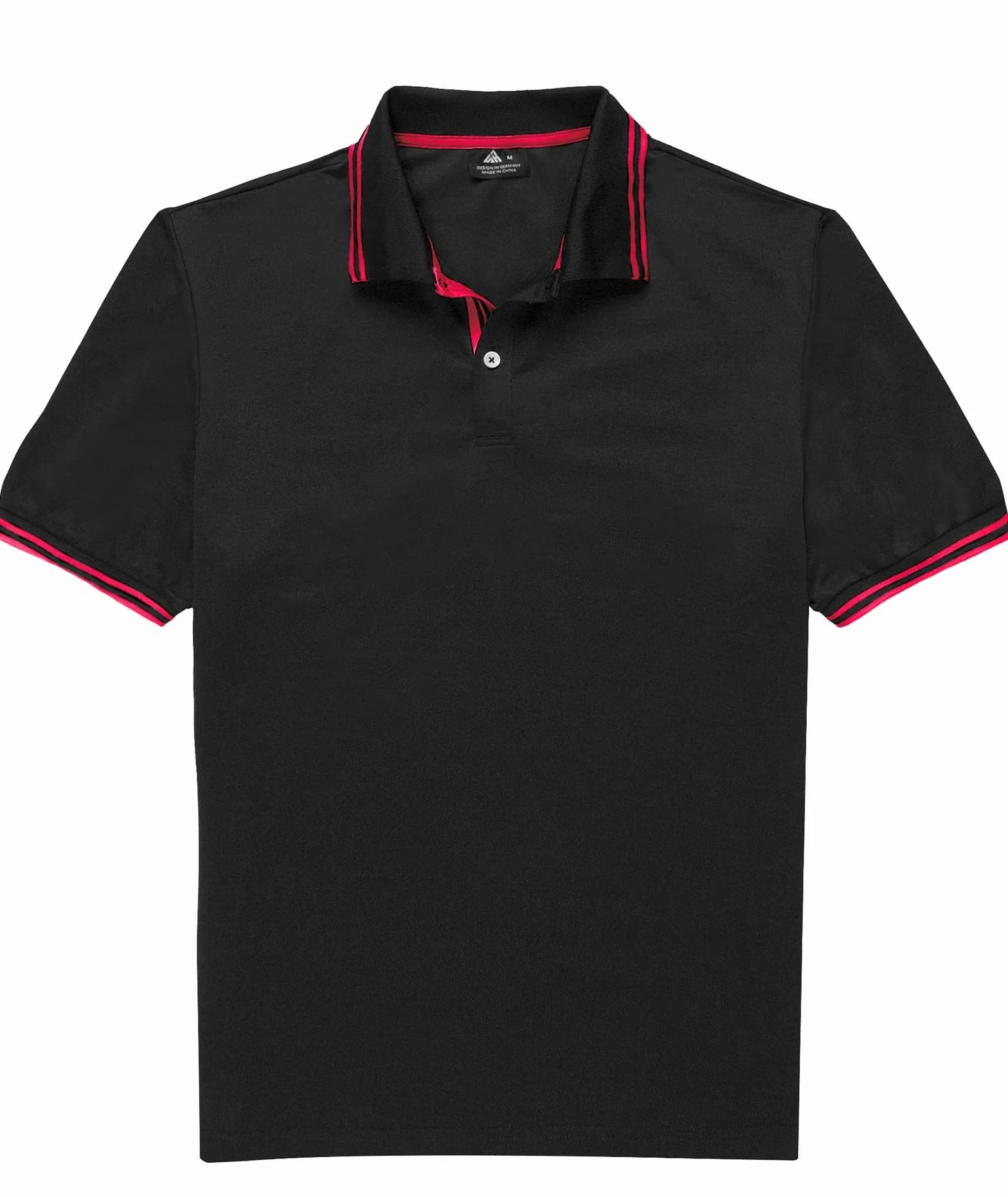 Geeksport Polos Hommes Manches Courtes T-Shirts Sport Séchage Rapide Respirant Polo Chemise Golf Extérieur