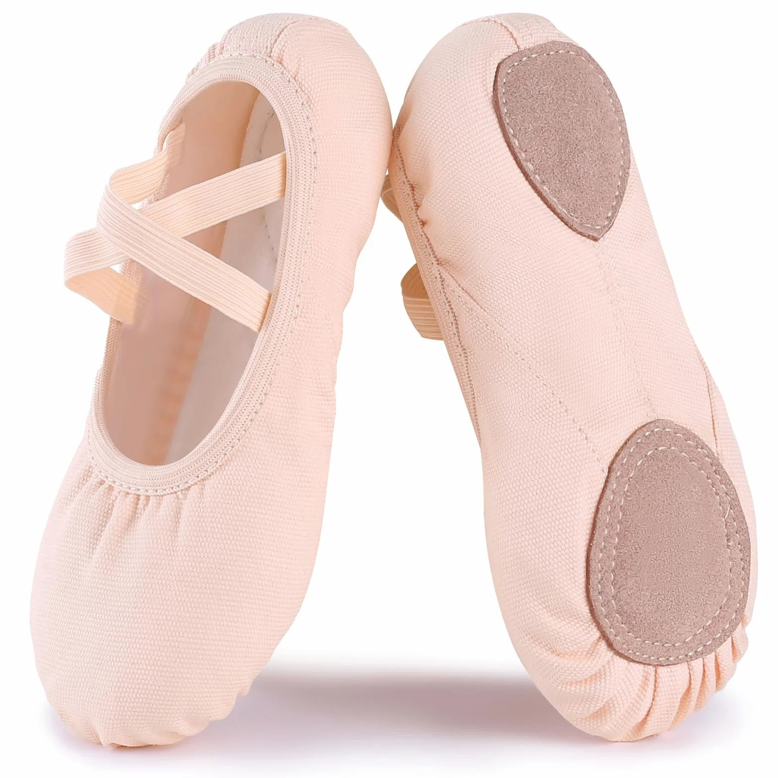 Chaussures de Ballet Fille Toile Demi Pointe Danse Classique Chaussons Femme Doux Ballerines 22-43 EU