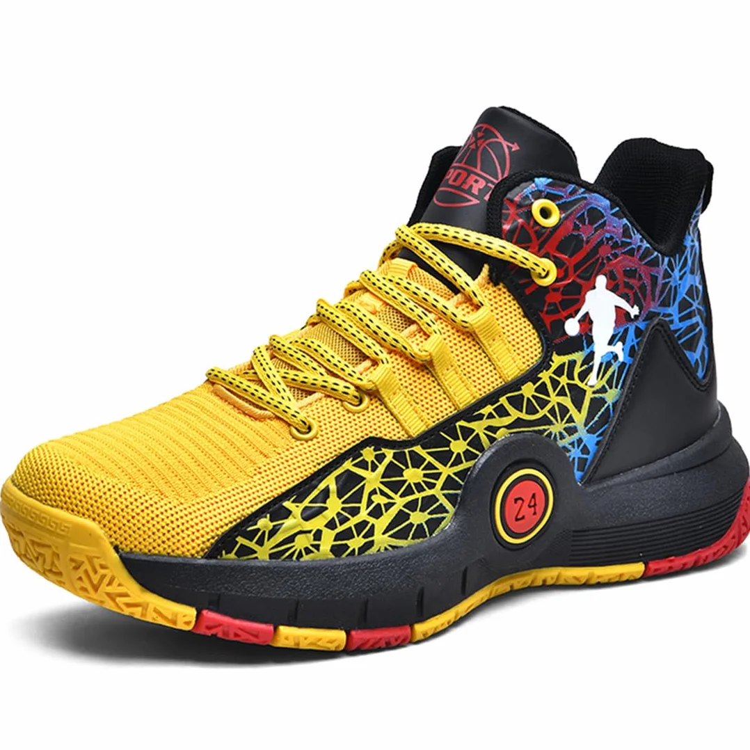 Chaussures de Basket-Ball Homme Antidérapantes Sneaker Sport